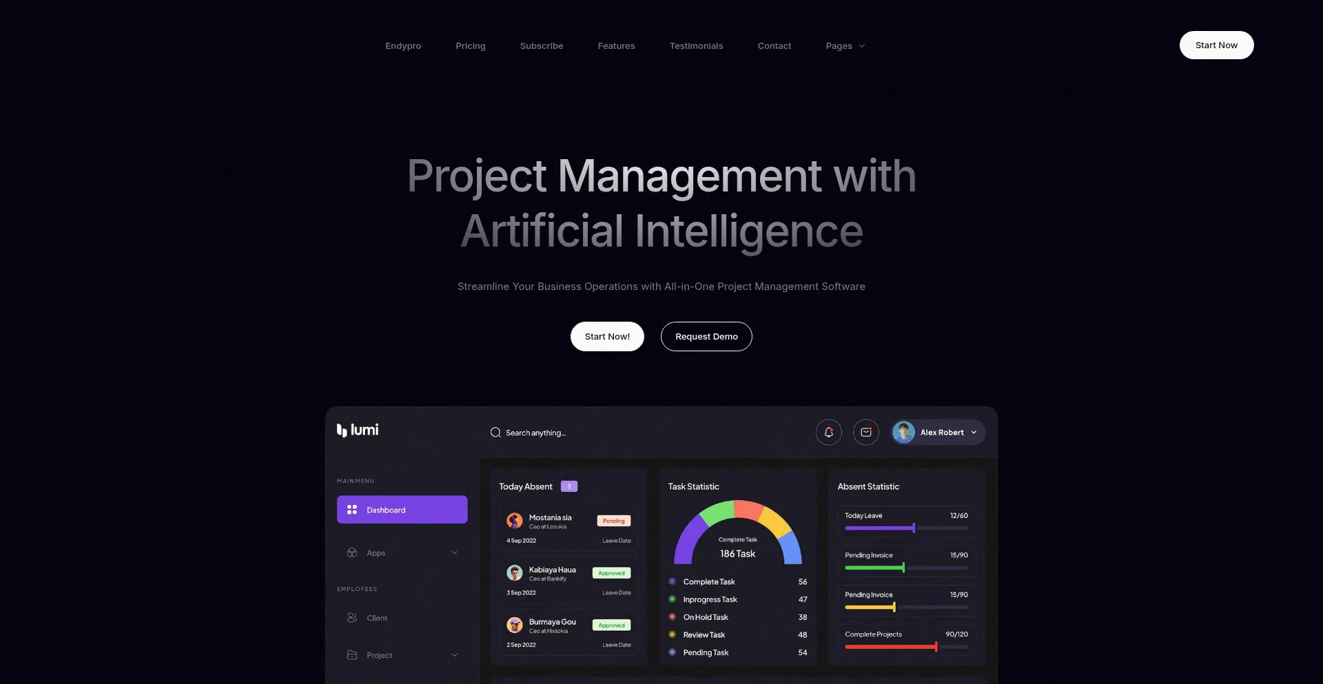 Endypro.com Screenshot