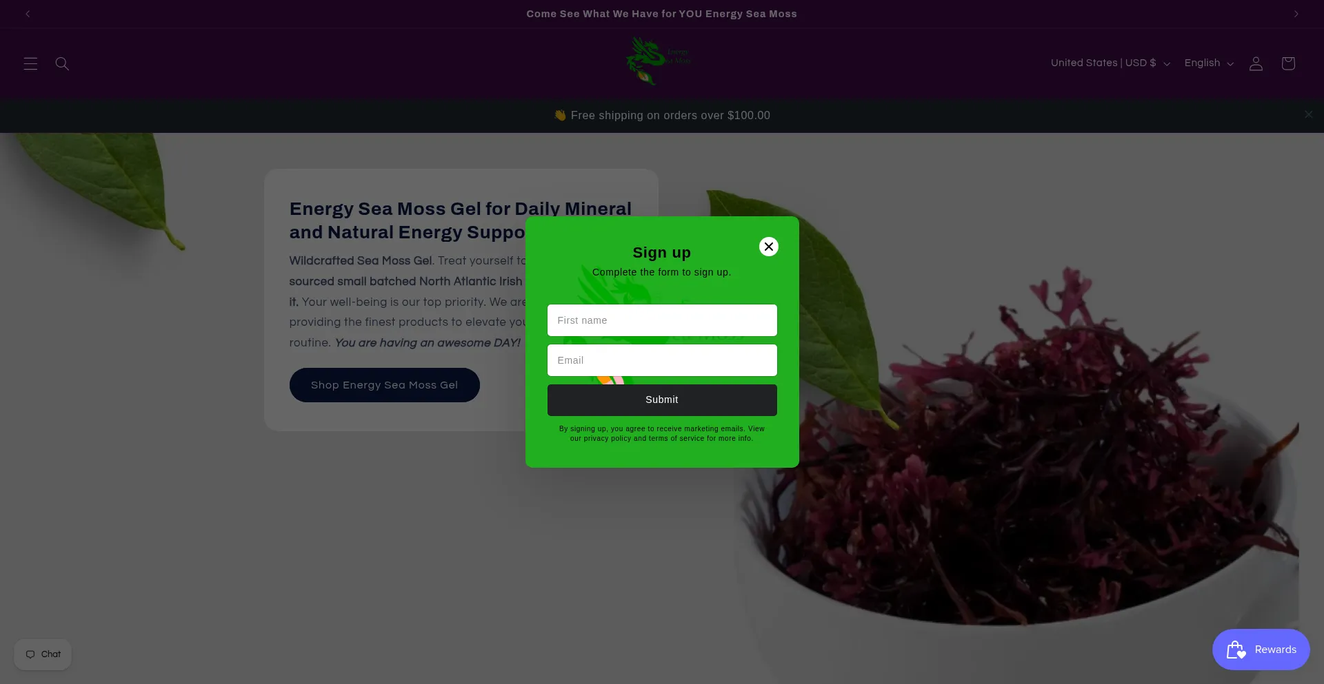Energyseamossgel.com