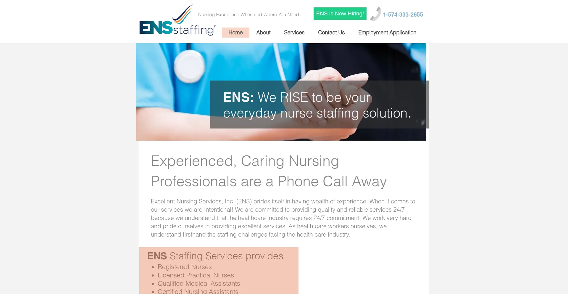 Ensstaffing.com