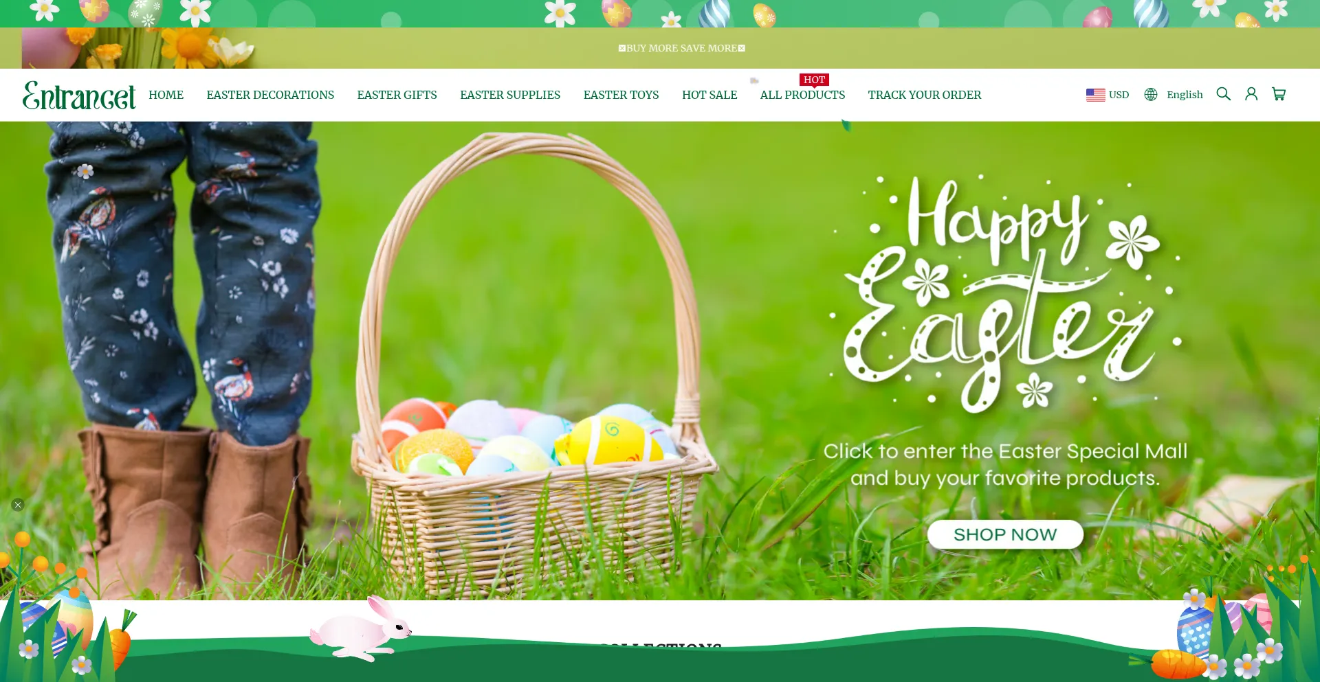 Website screenshot of Entrancet.com