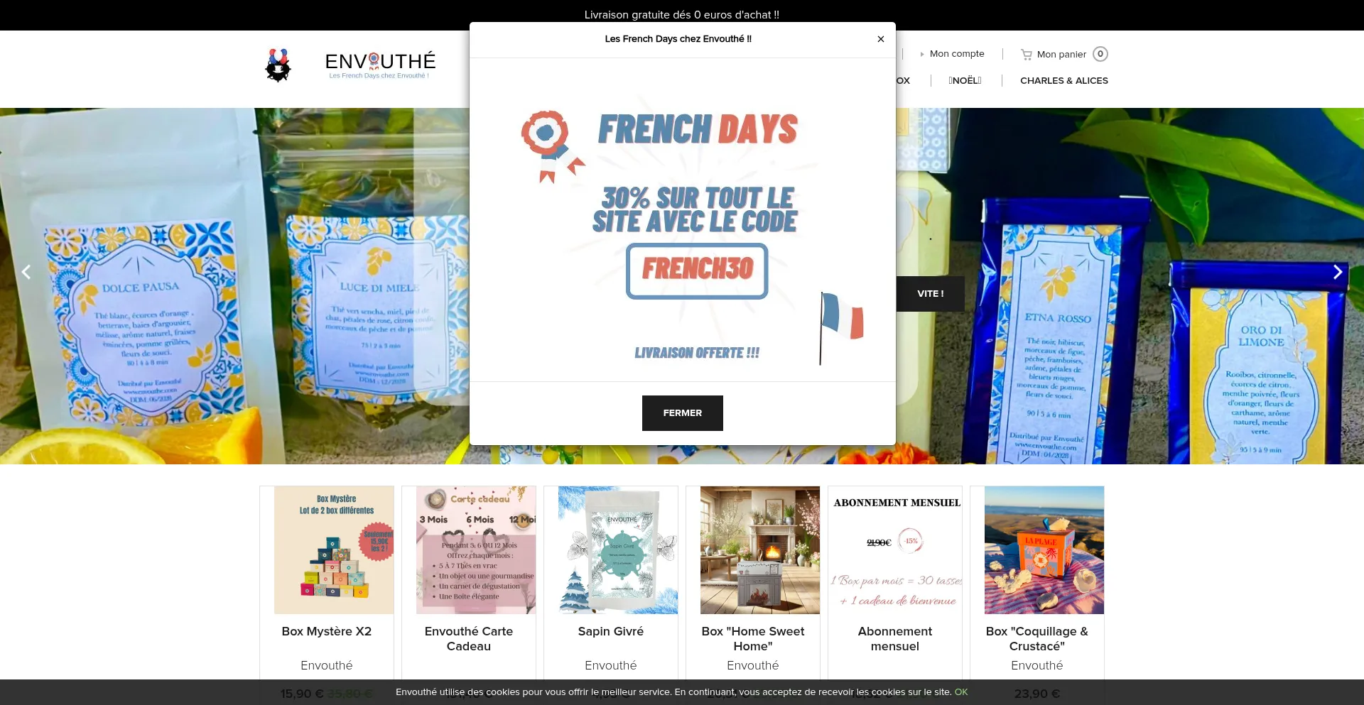 Envouthe.com Screenshot