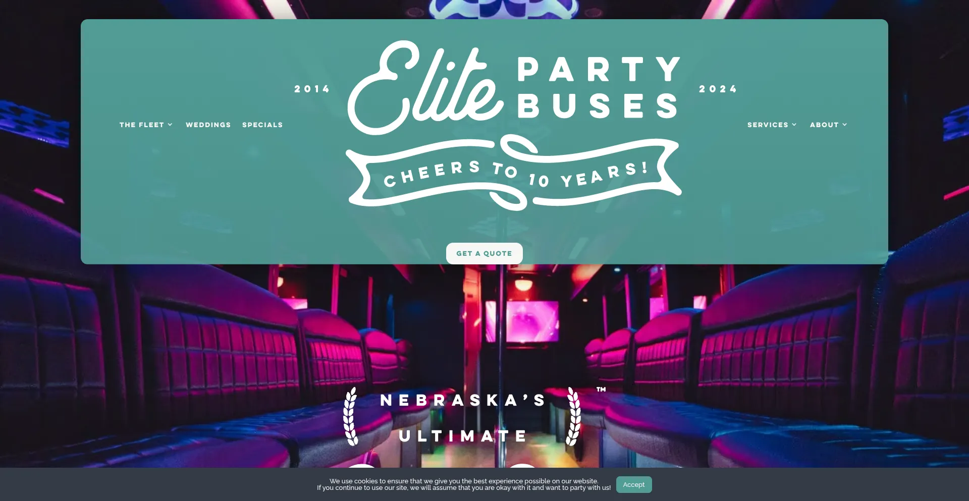 Epartybuses.com Screenshot