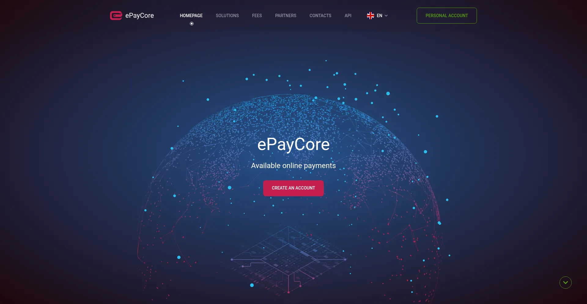 Epaycore.com Screenshot