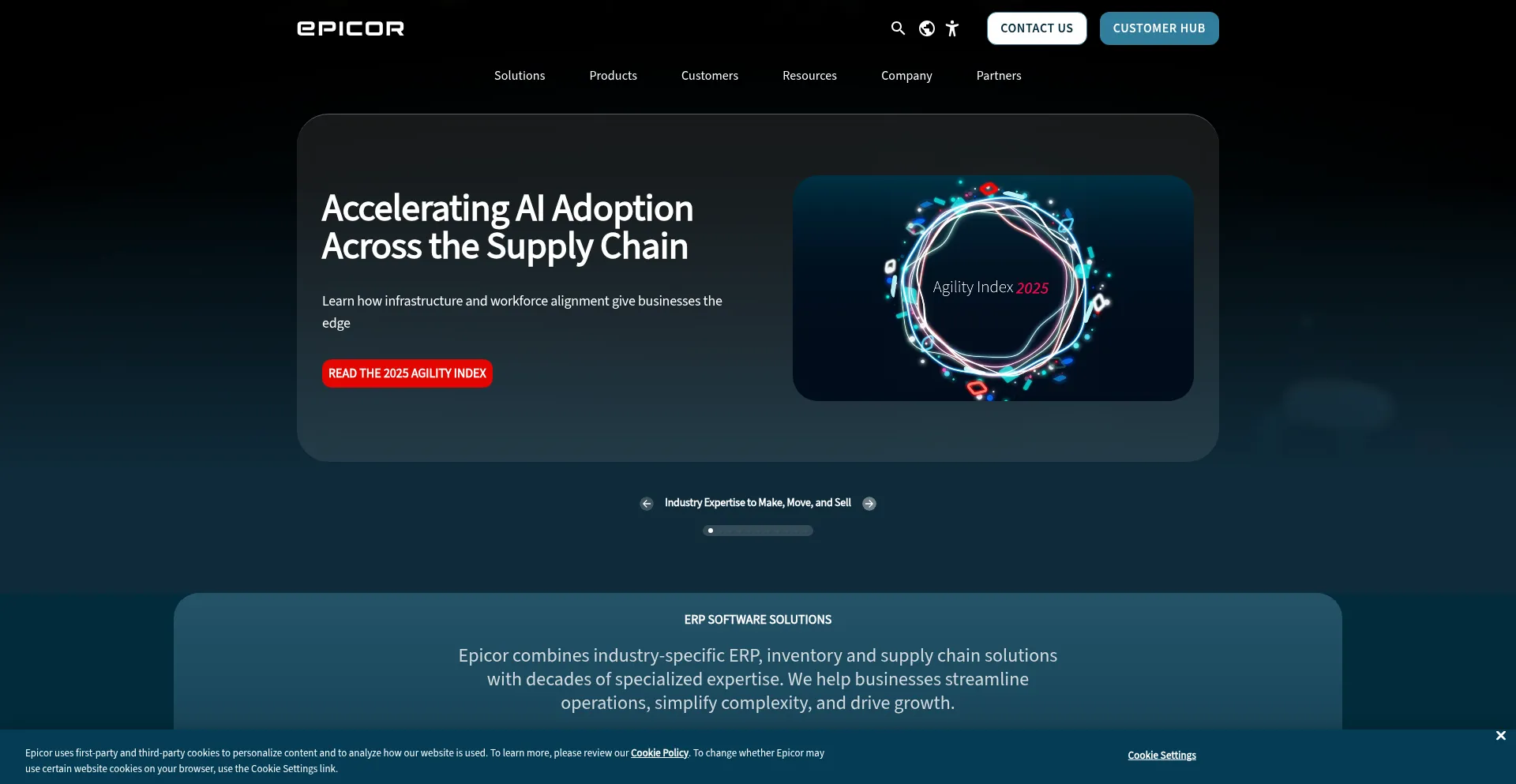 Epicor.com Screenshot