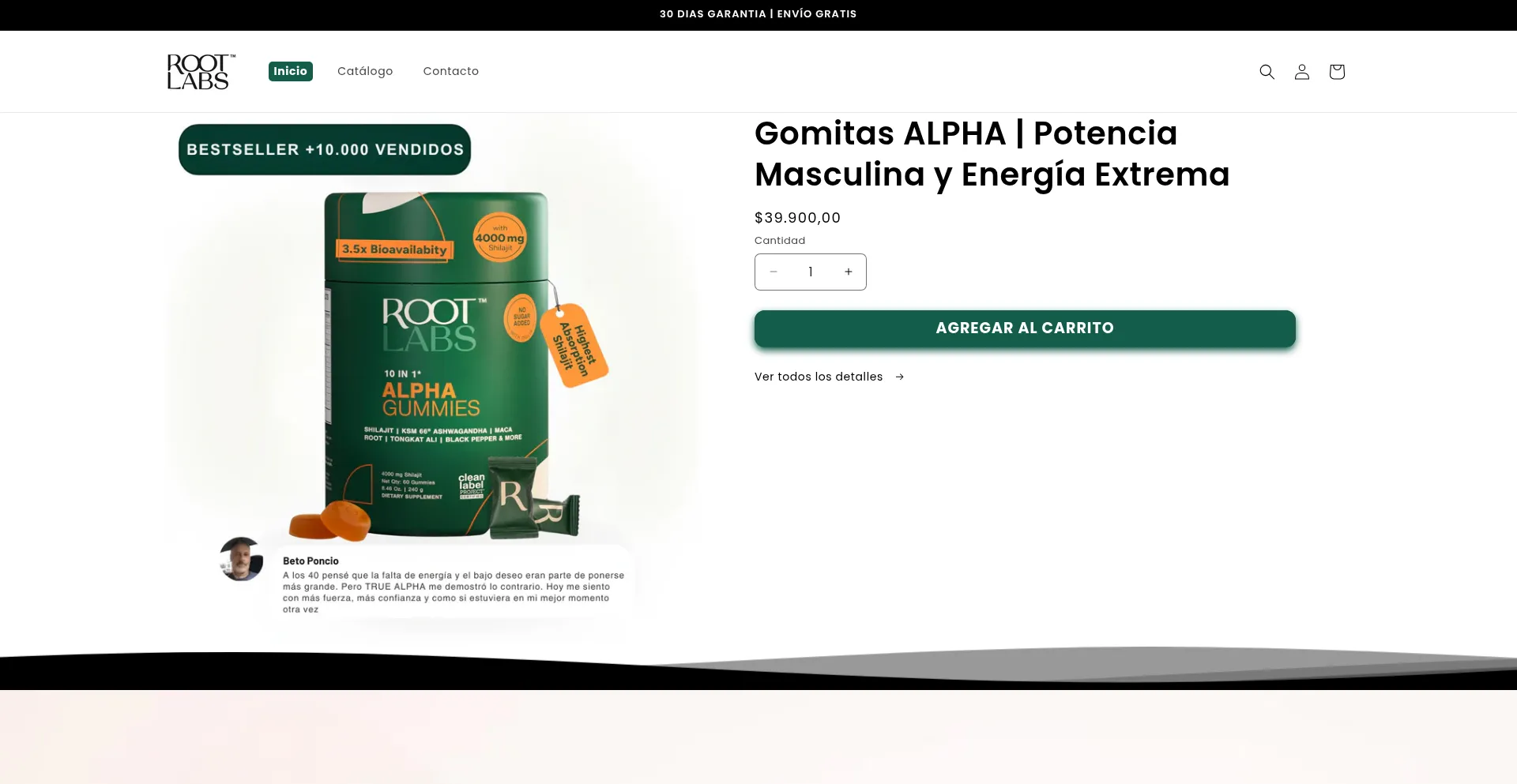 Website screenshot of Epifyarg.shop