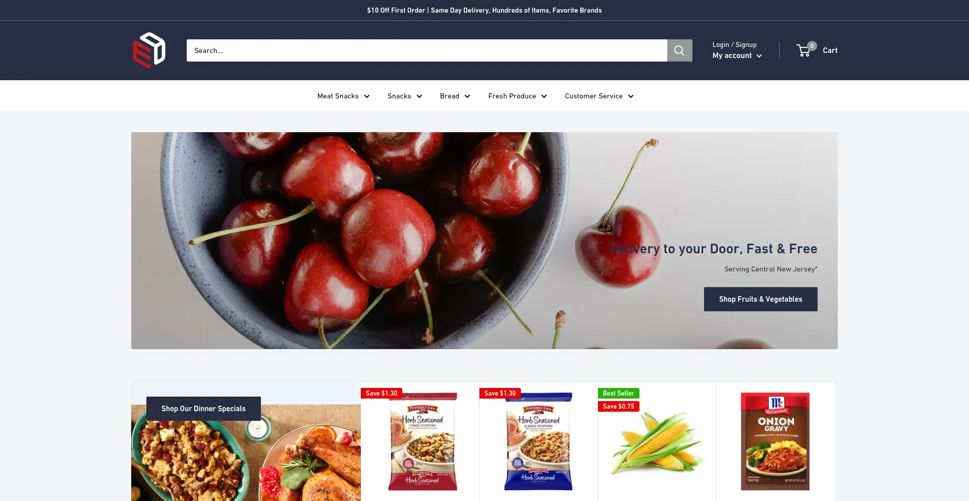 Website screenshot of Epssource.com