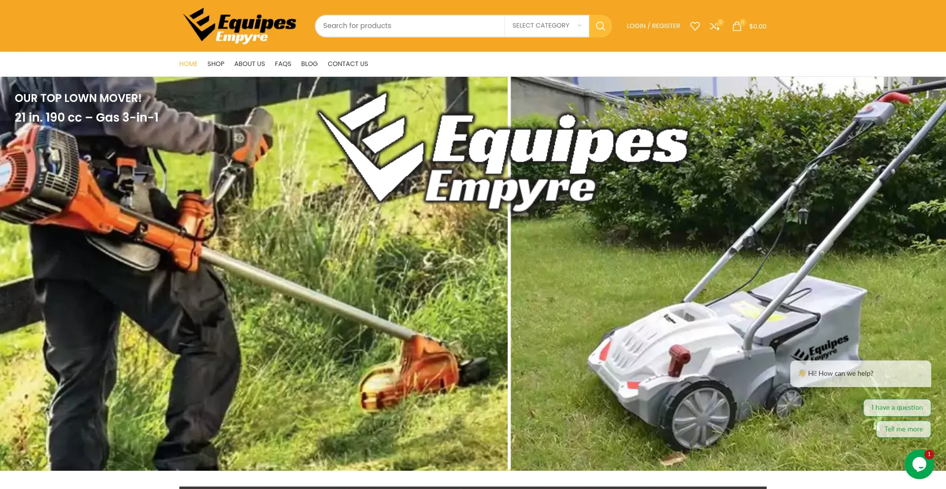 Website screenshot of Equipesempyre.com