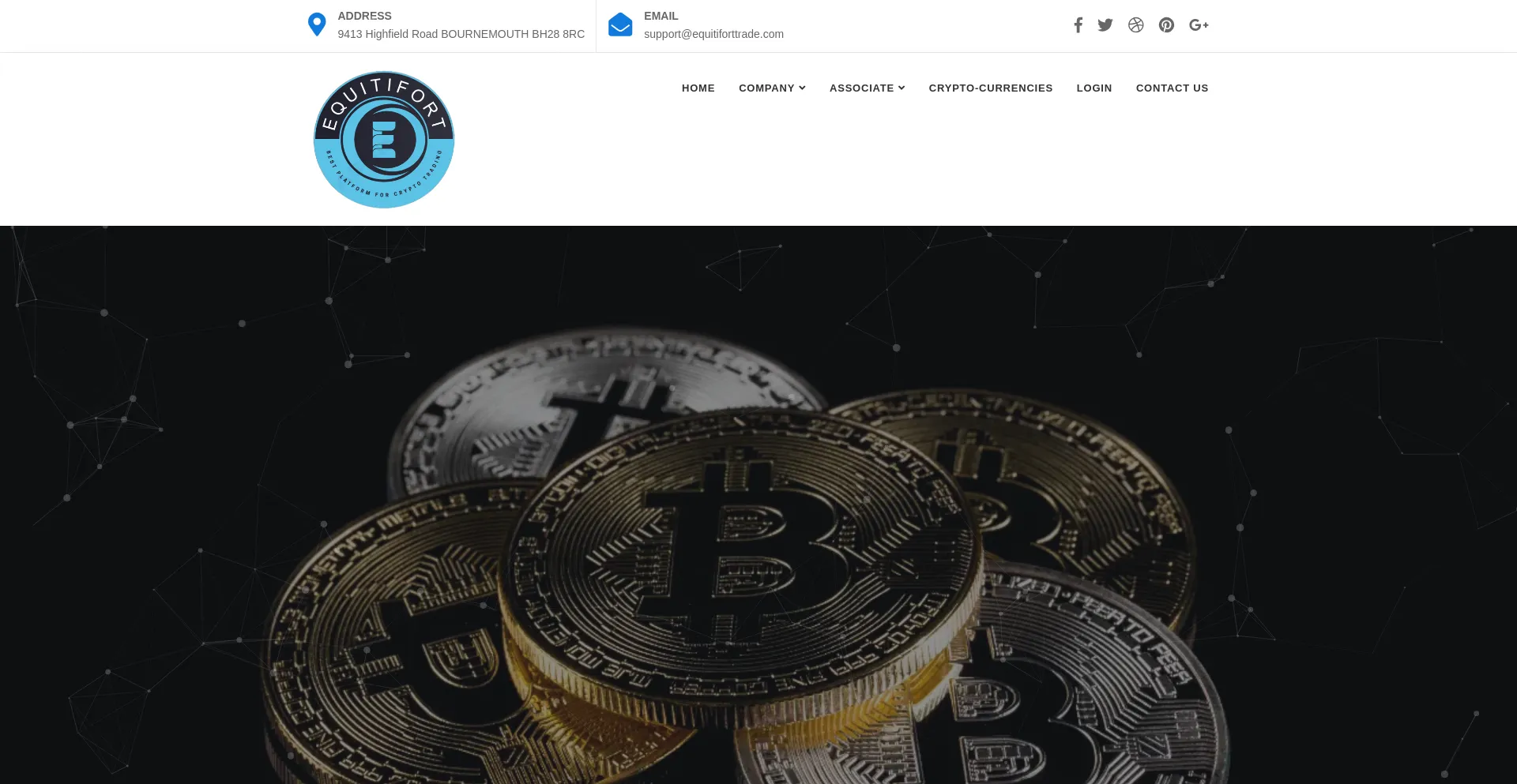 Website screenshot of Equitiforttrade.com