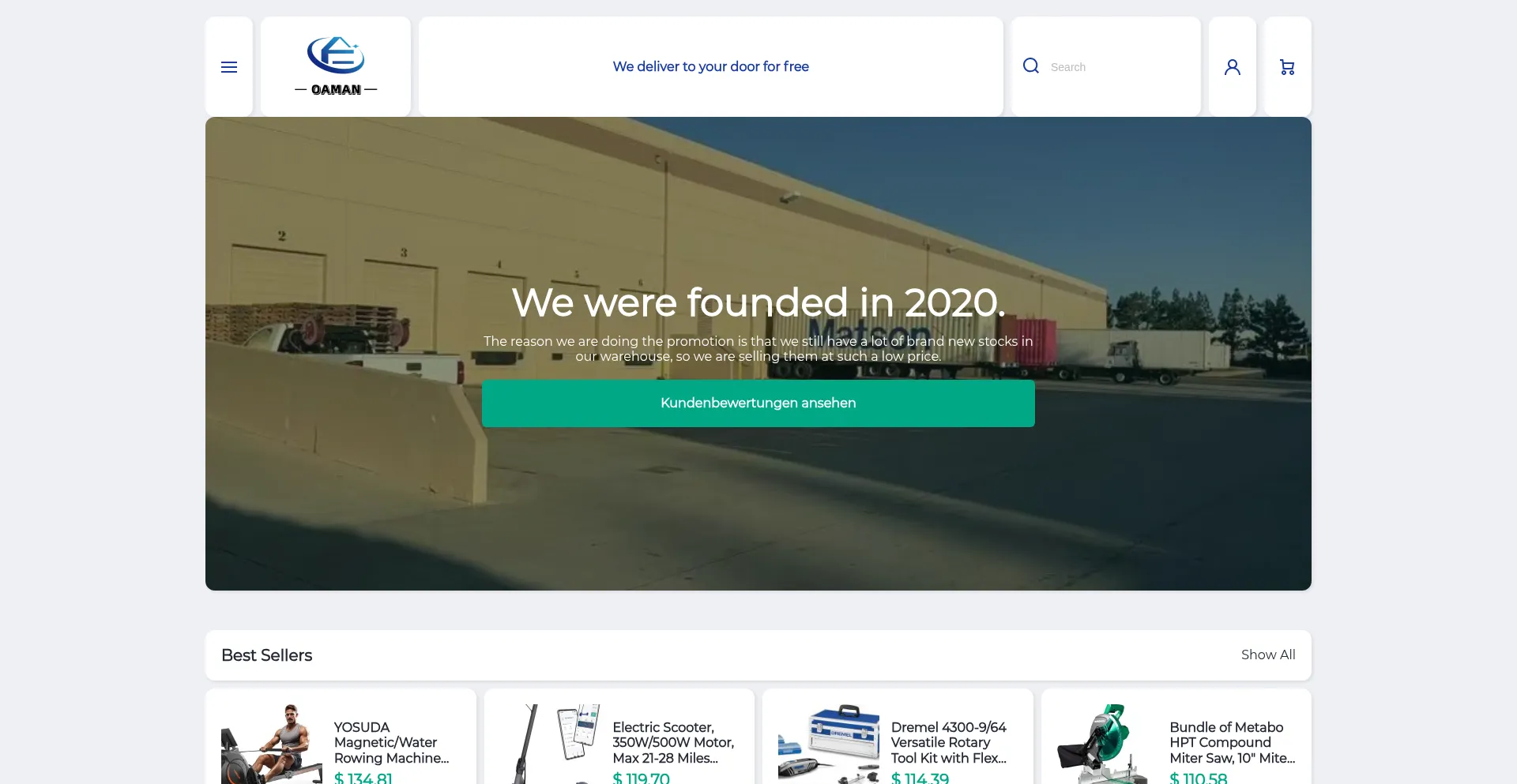 Website screenshot of Ernouk.uk