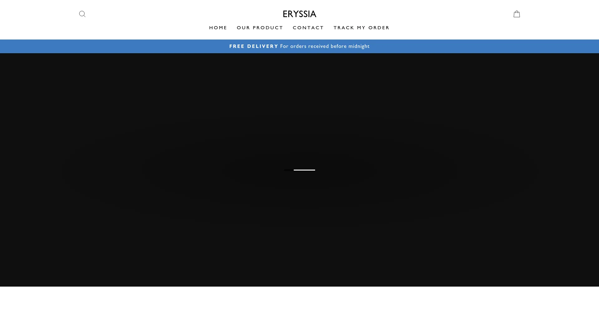 Website screenshot of Eryssiaglow.com