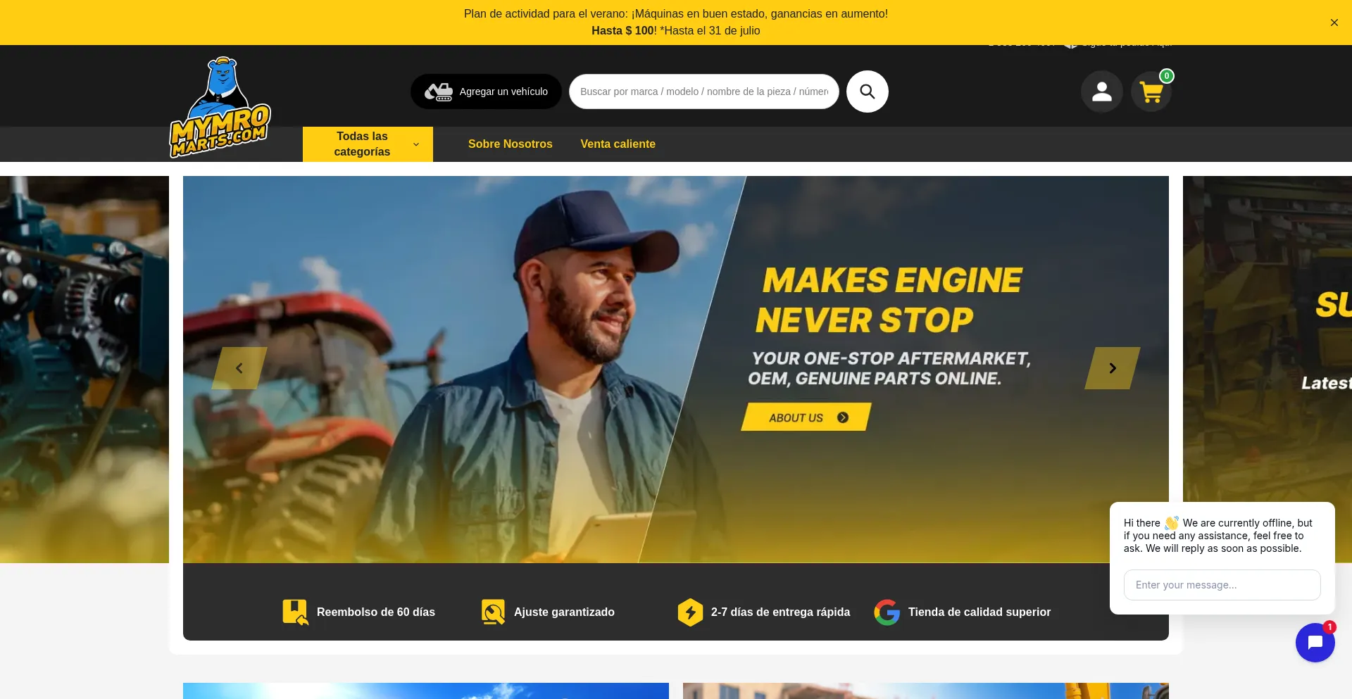 Website screenshot of Es.mymromarts.com