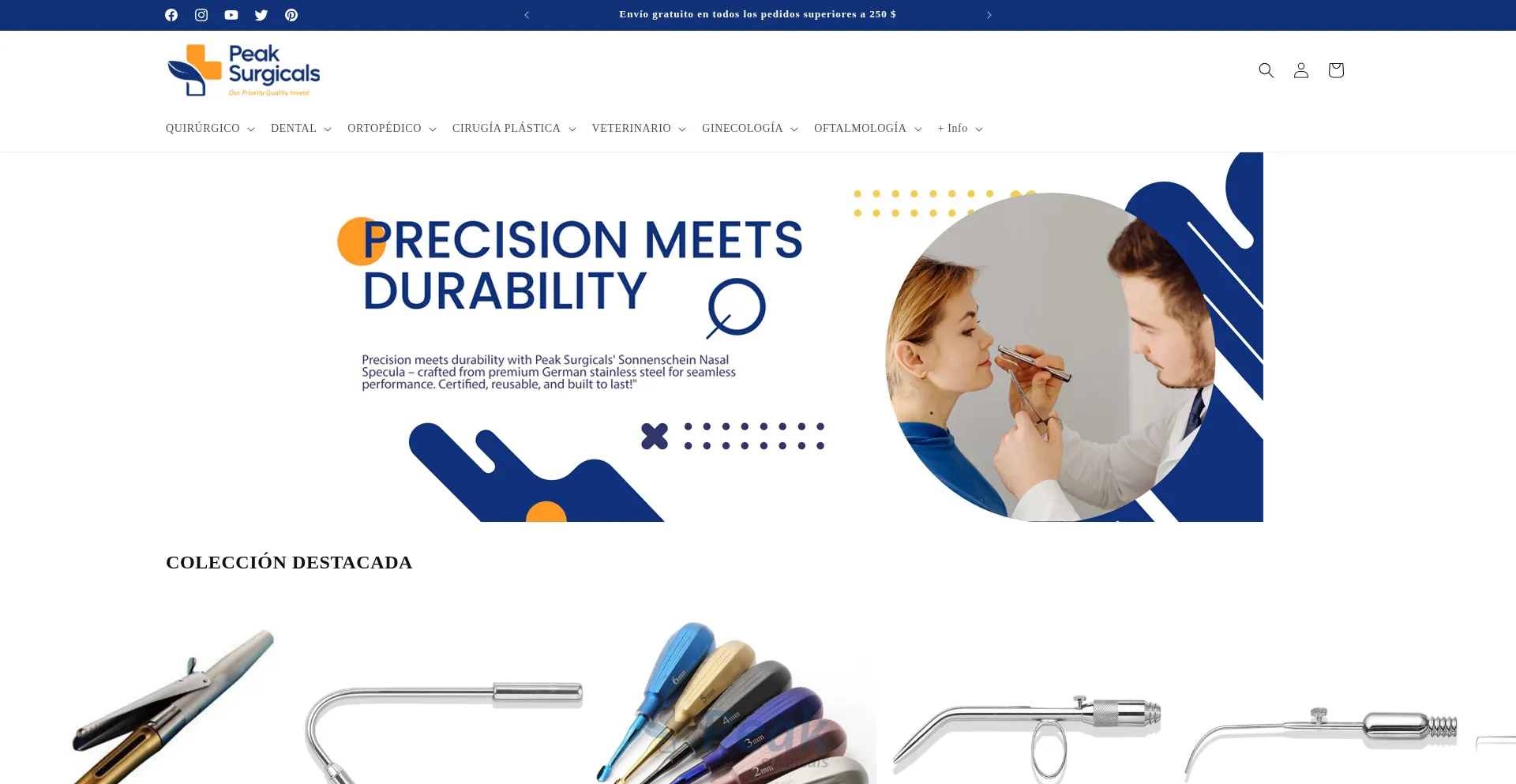 Es.peaksurgicals.com 安全可靠吗？