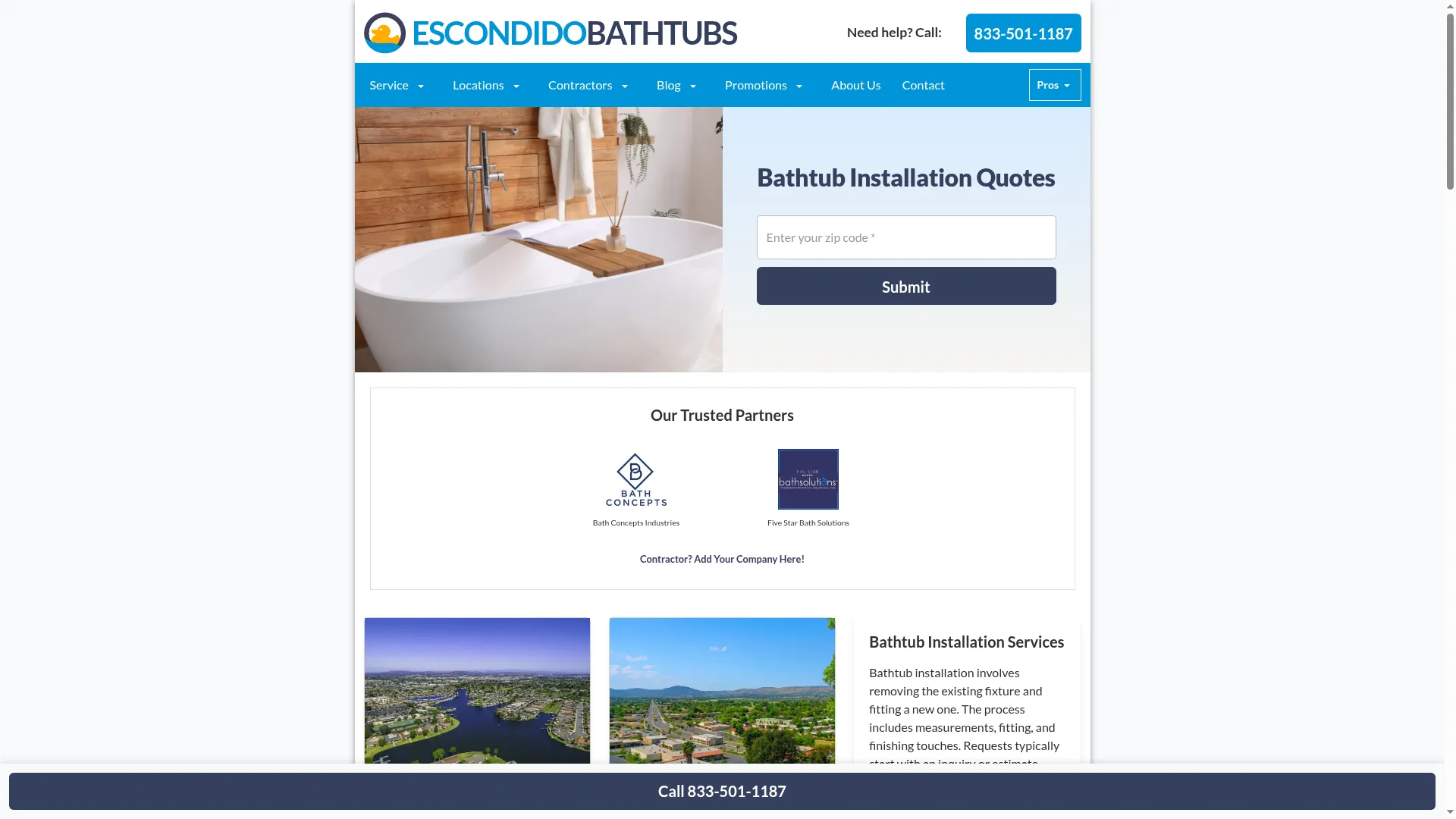 Escondidobathtubs.com