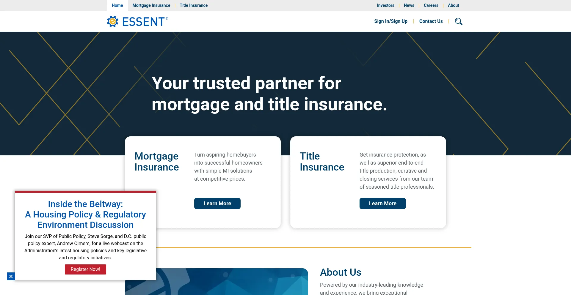 Essent.us Screenshot