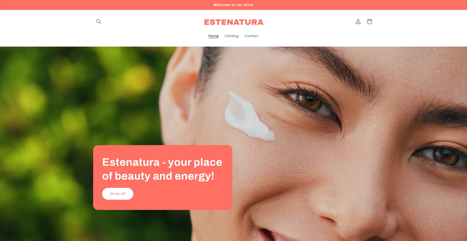 Website screenshot of Estenatura.com