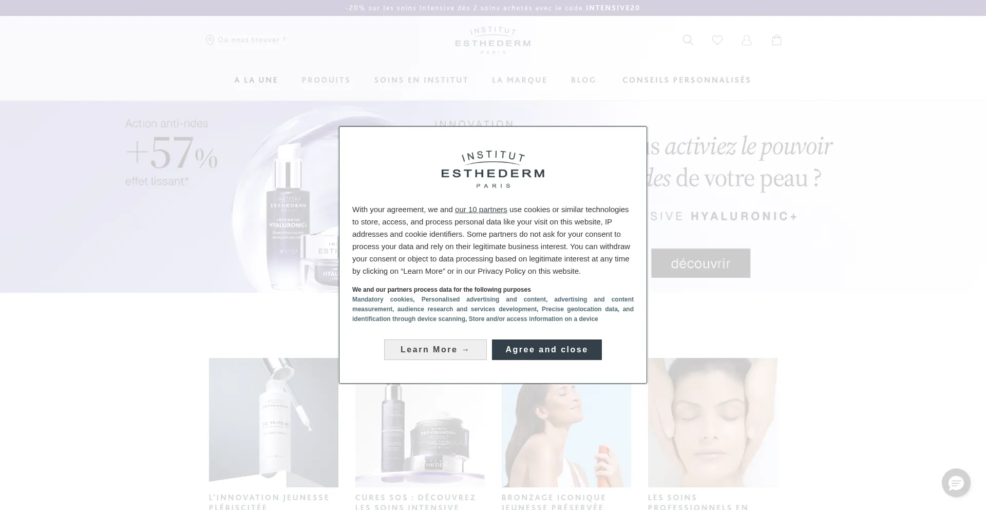 Esthederm.com Screenshot