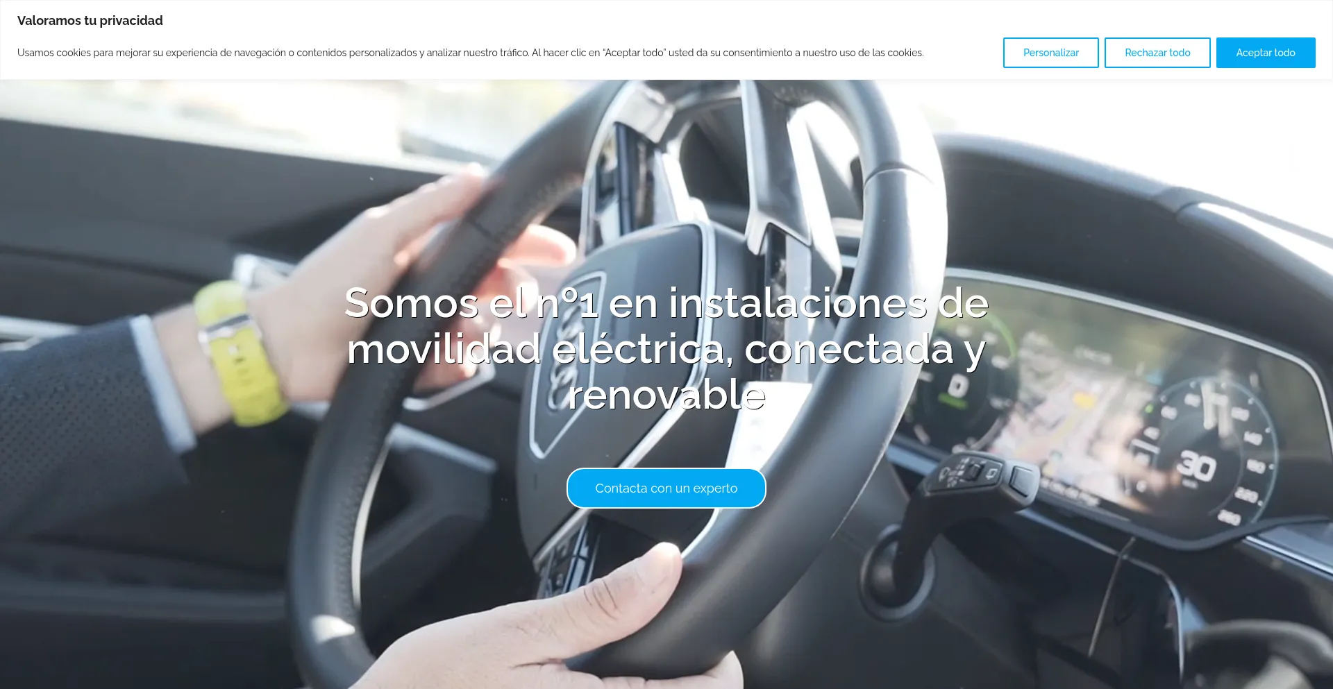 Website screenshot of Etecnic.es