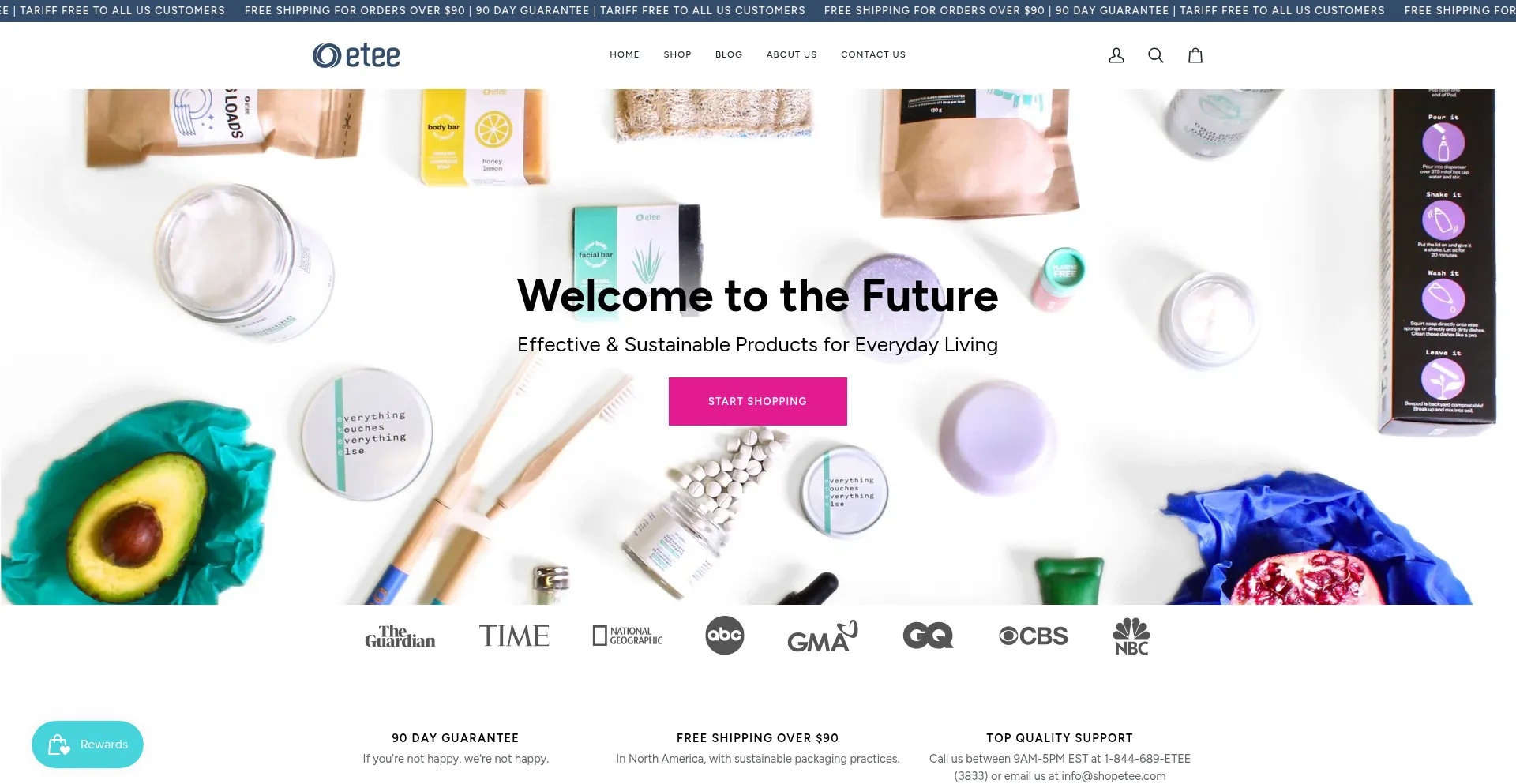Etee.com Screenshot