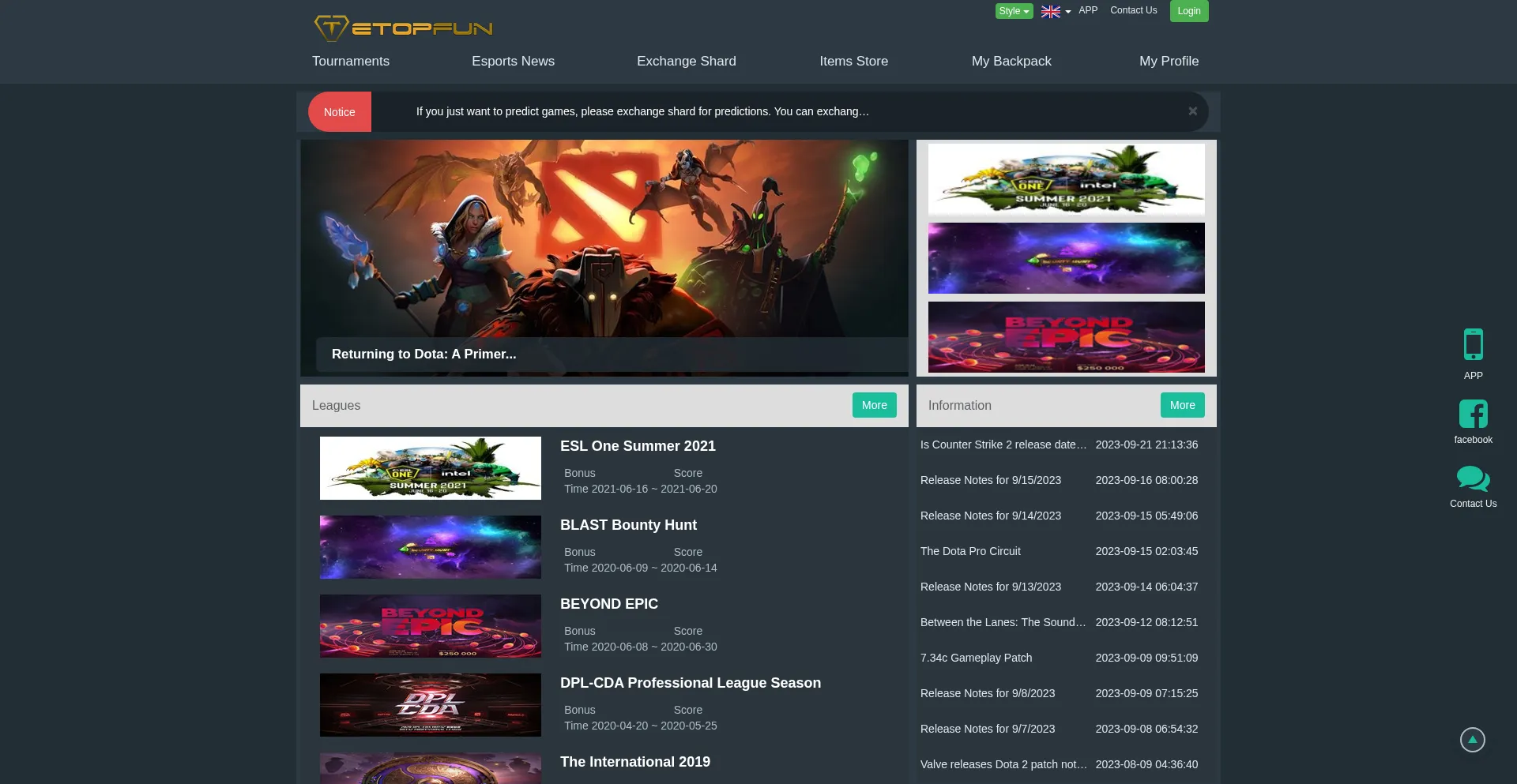 Website screenshot of Etopfun.net