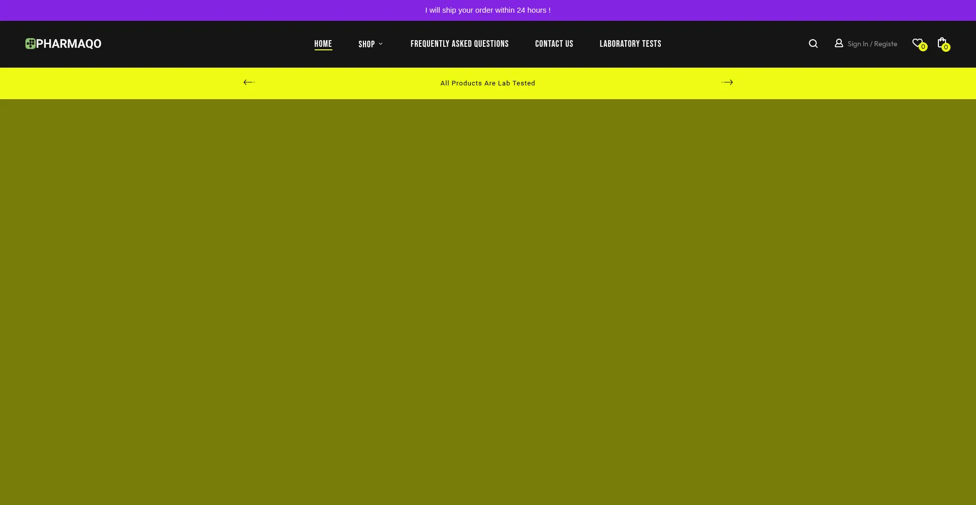 Website screenshot of Eupharmaqo.to