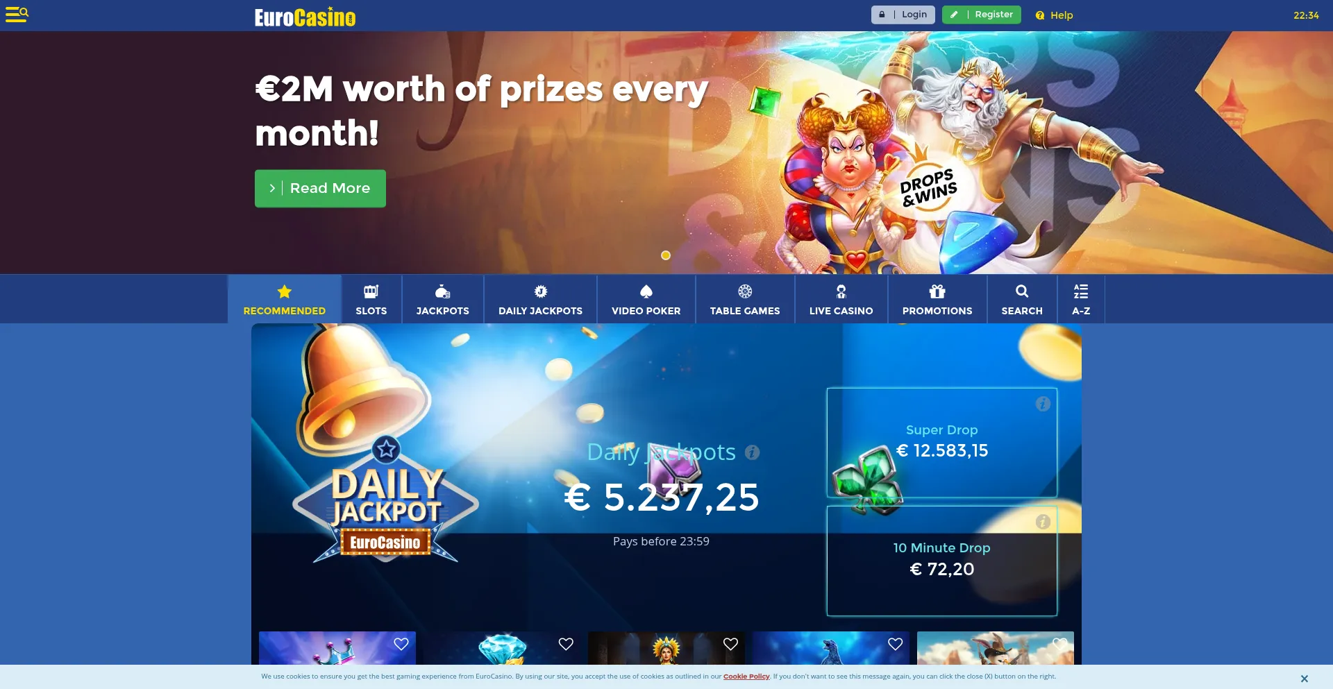 Eurocasino.com 安全可靠吗？