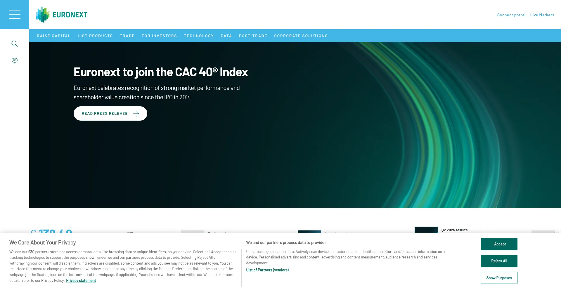 Euronext.com 安全可靠吗？