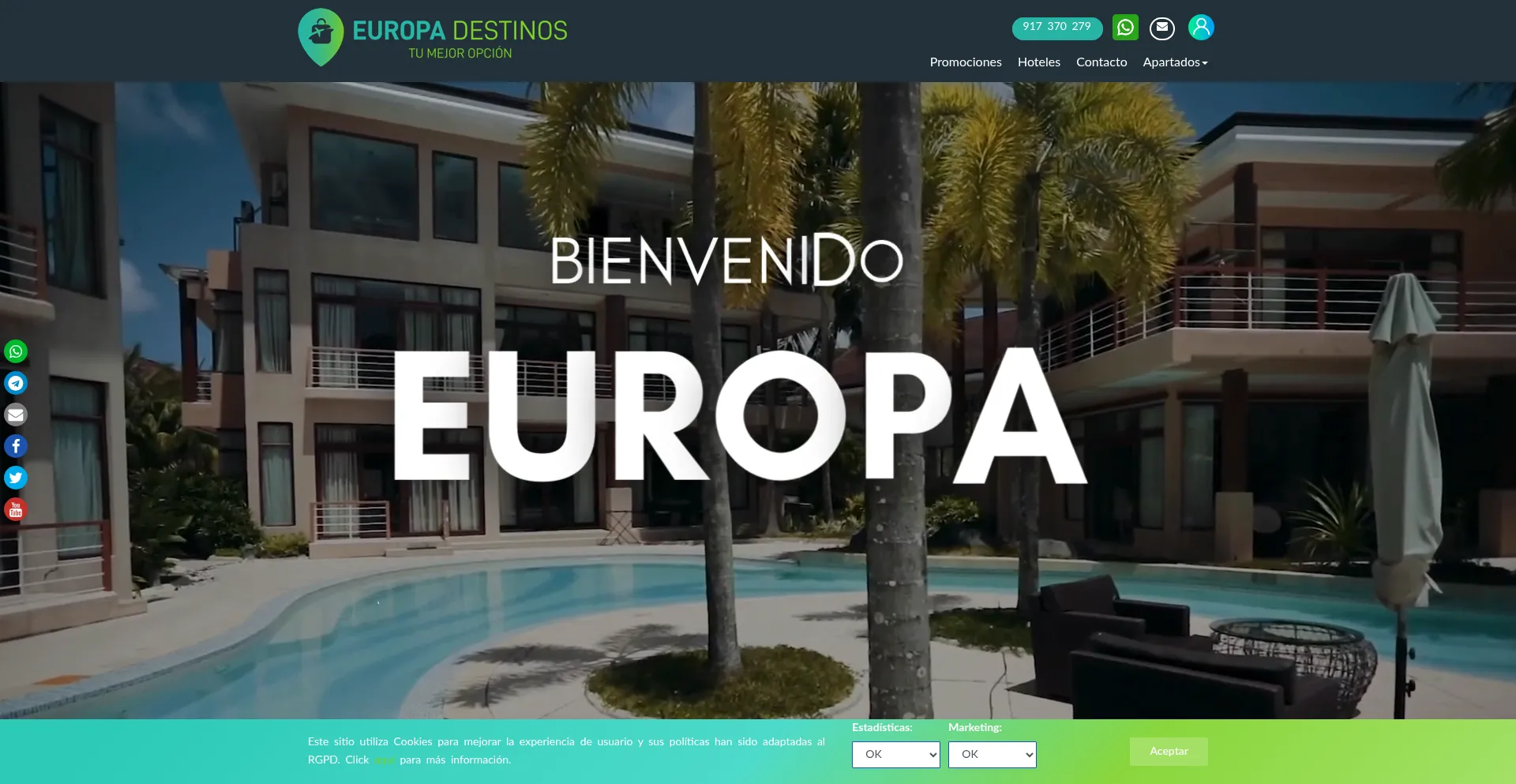 Europadestinos.com Screenshot