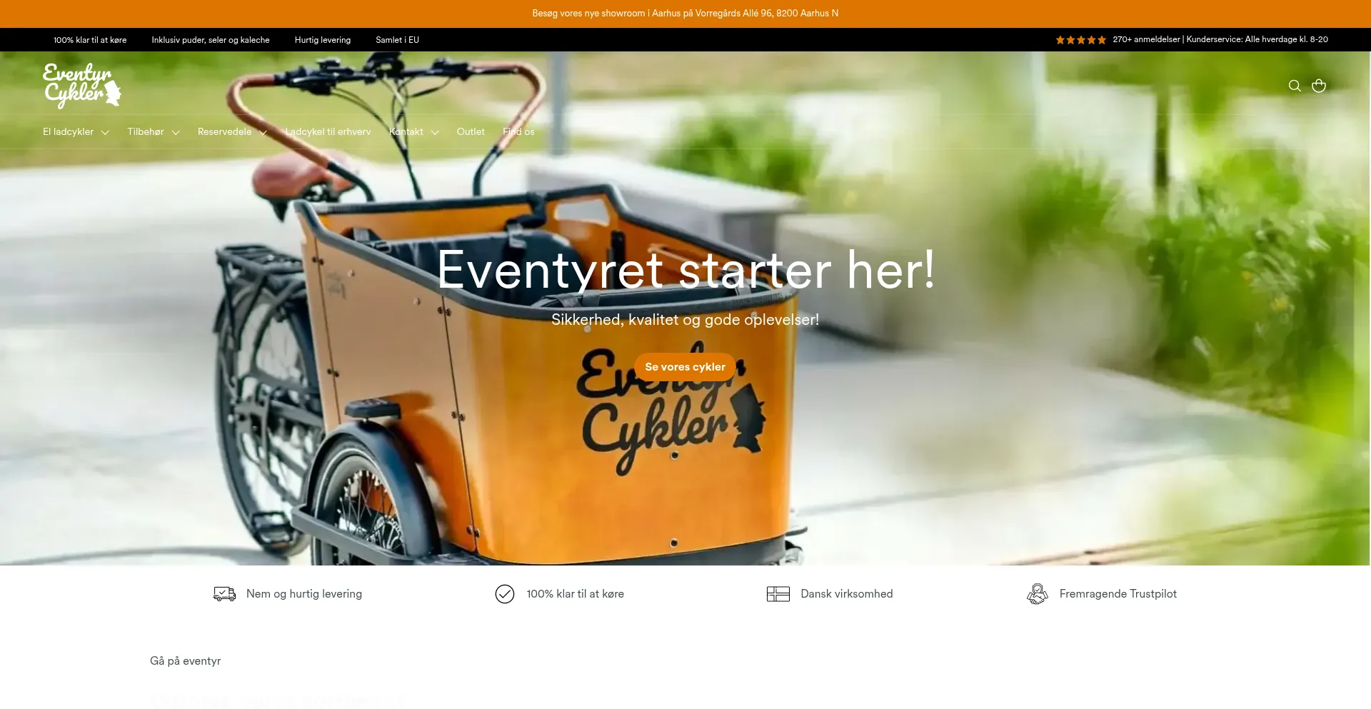 Eventyrcykler.dk 安全可靠吗？