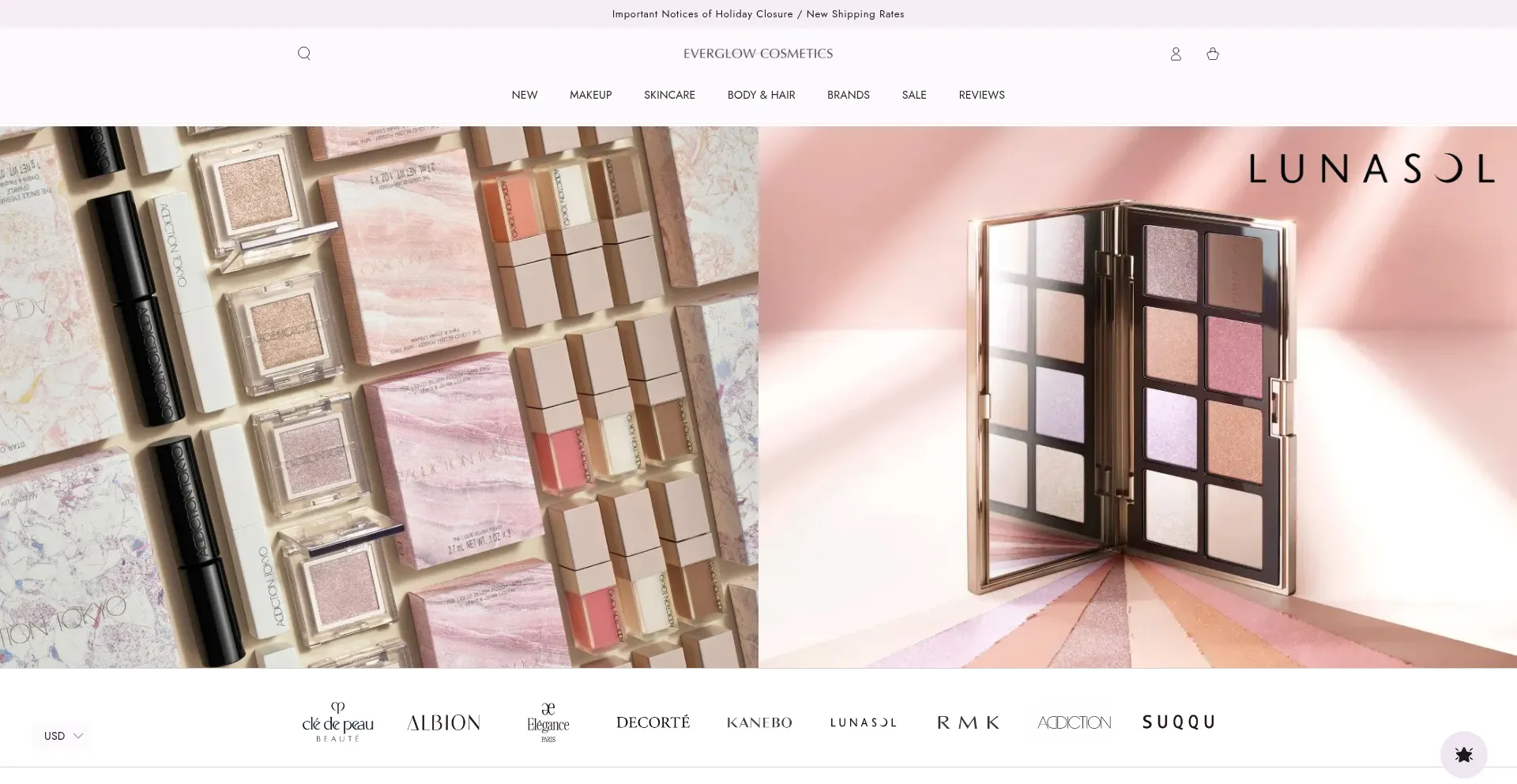 Everglowcosmetics.com