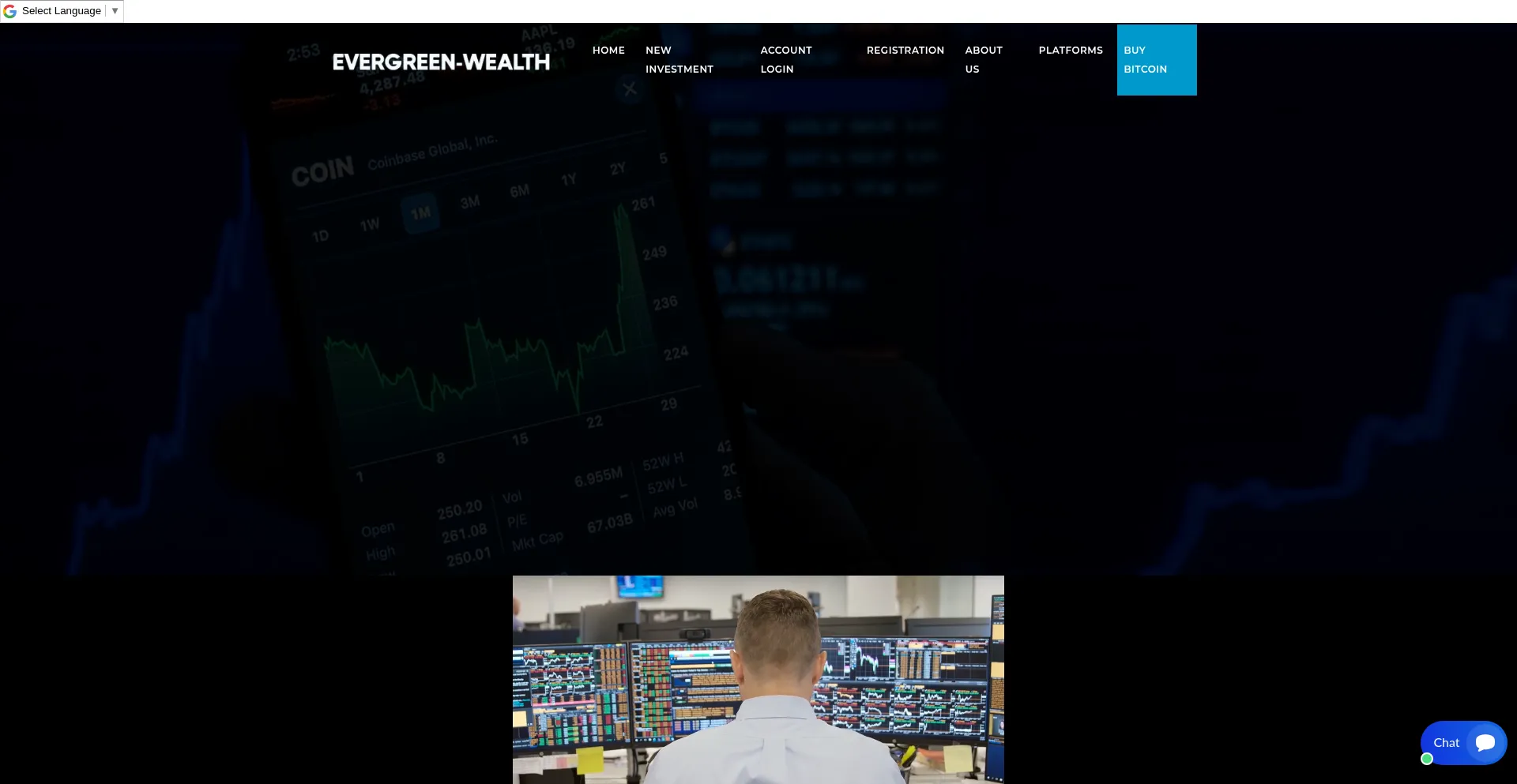 Website screenshot of Evergreen-wealth.org