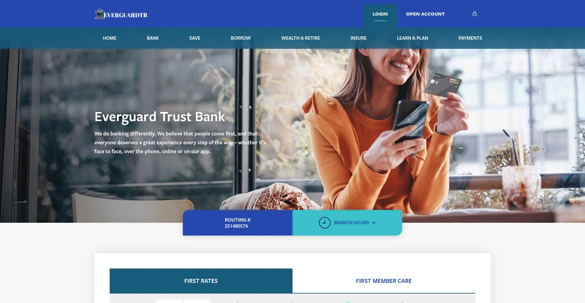 Website screenshot of Everguardtb.com