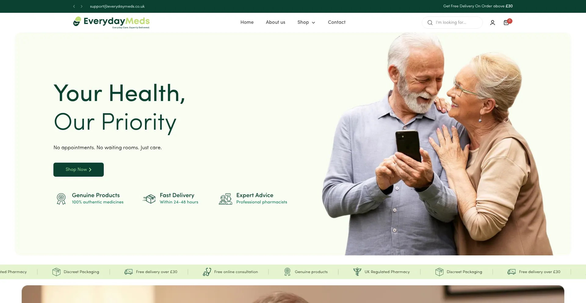 Everydaymeds.co.uk 安全可靠吗？