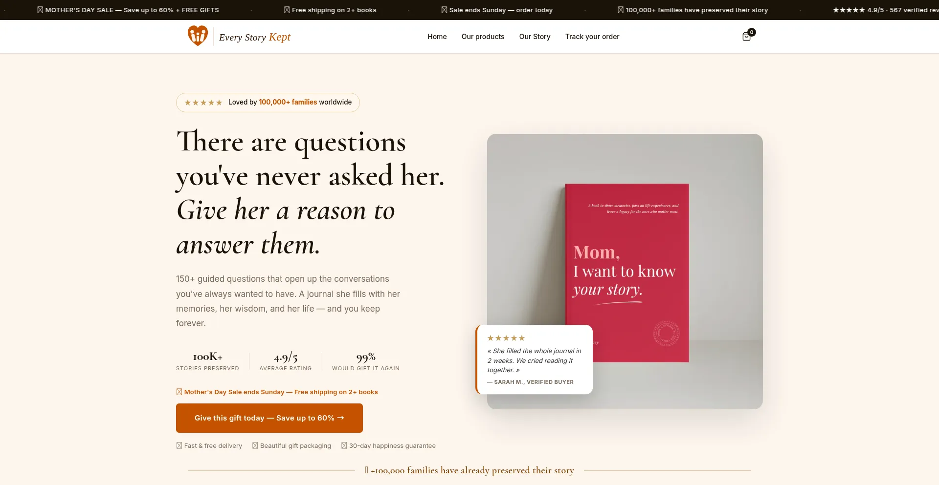 Everystorykept.com