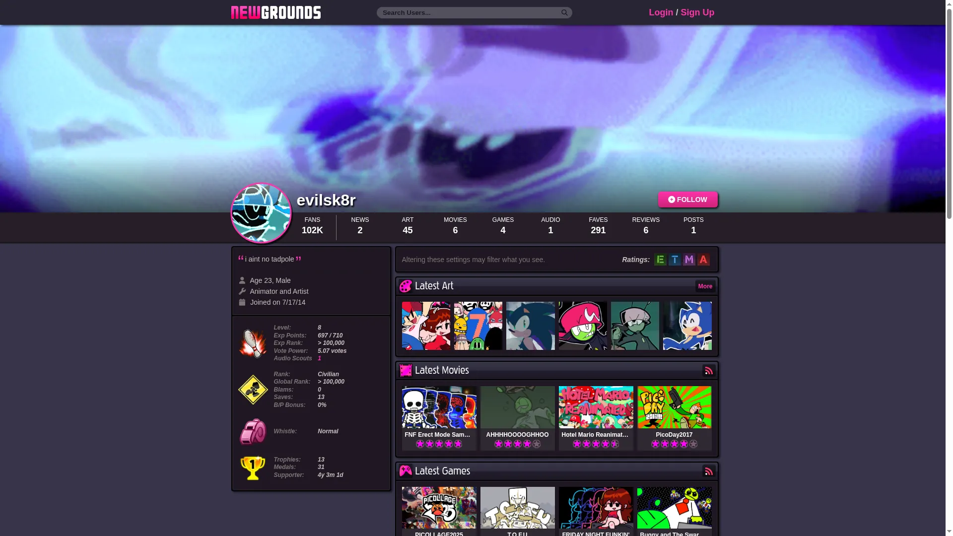 Evilsk8r.newgrounds.com