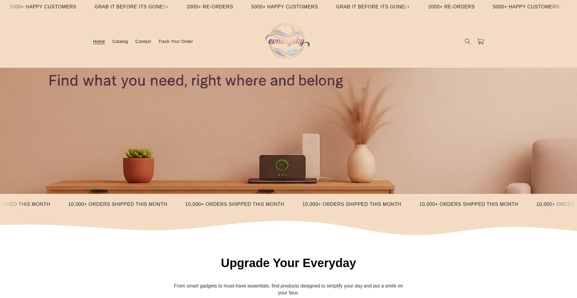 Evningsky.com Screenshot