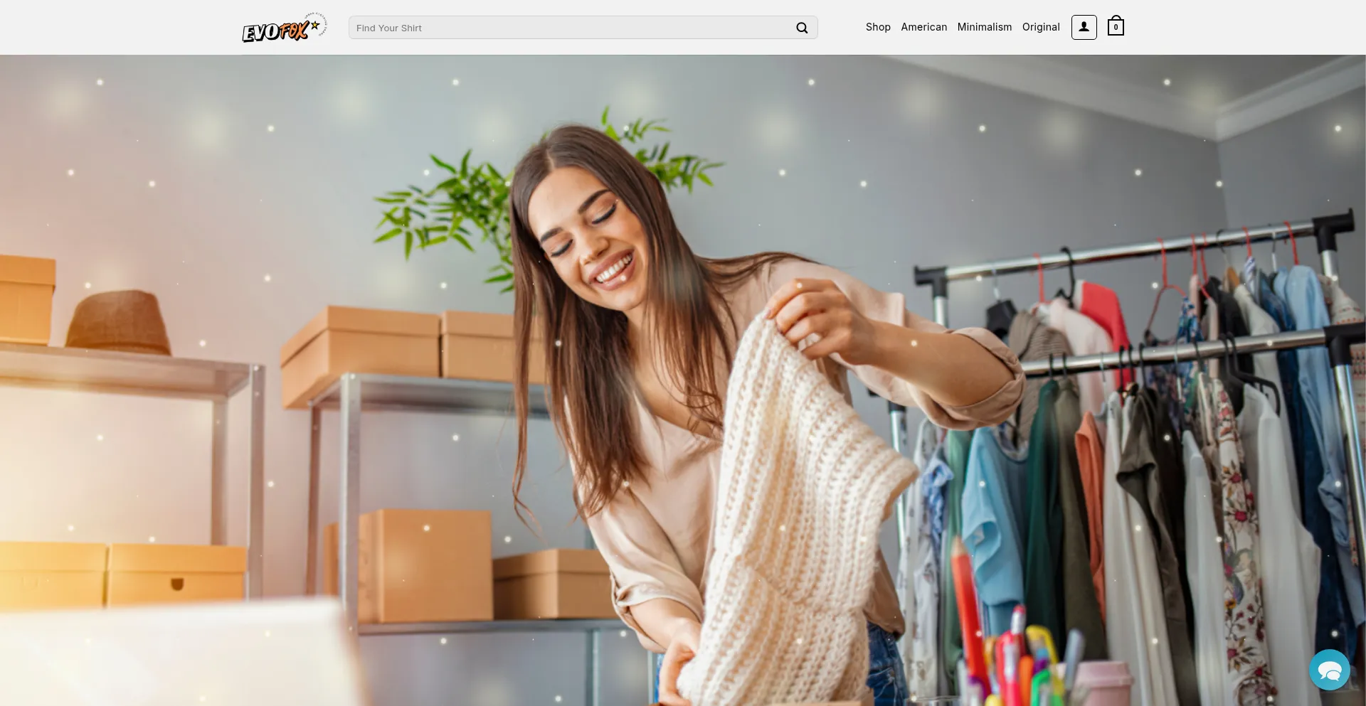 Website screenshot of Evofox.co