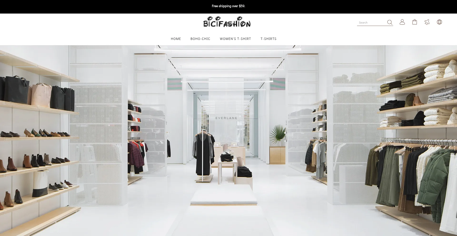 Website screenshot of Exercise1.shop