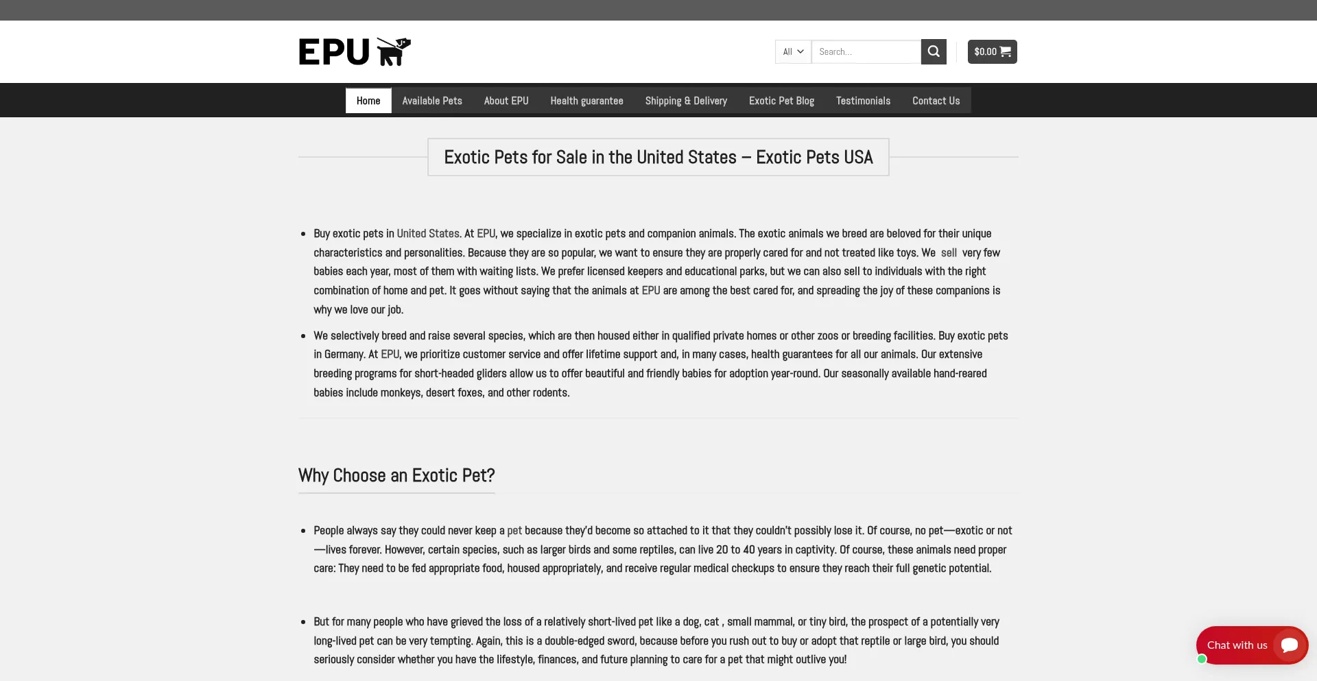 Exoticpetsupplyus.com