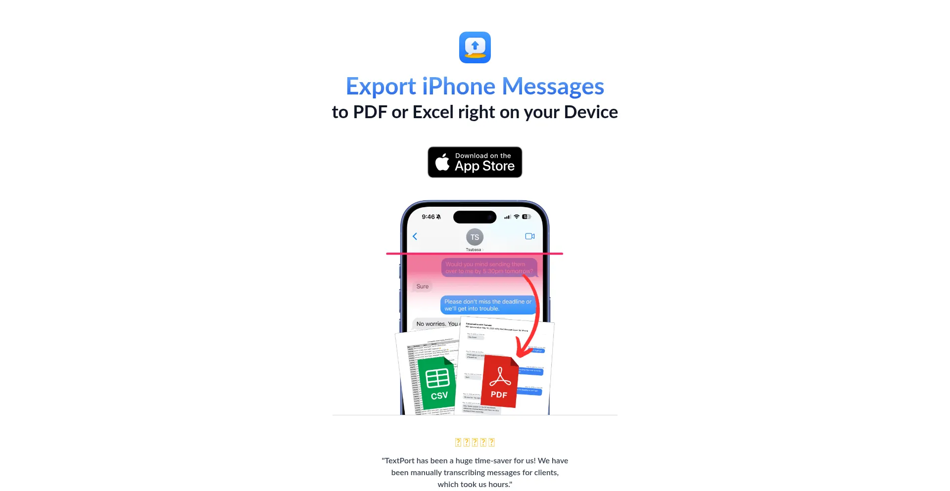 Exportiphonemessages.com