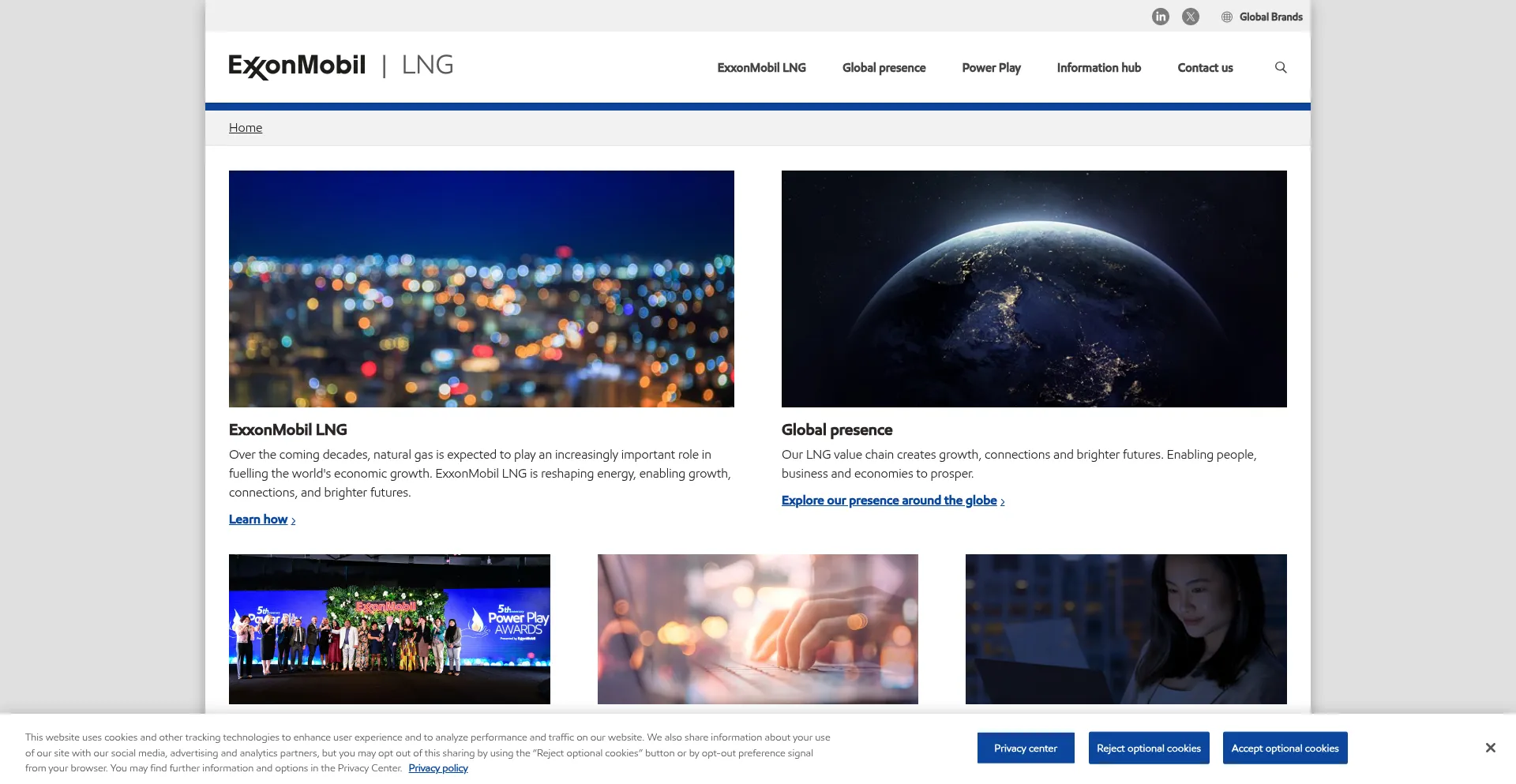 Exxonmobillng.com Screenshot