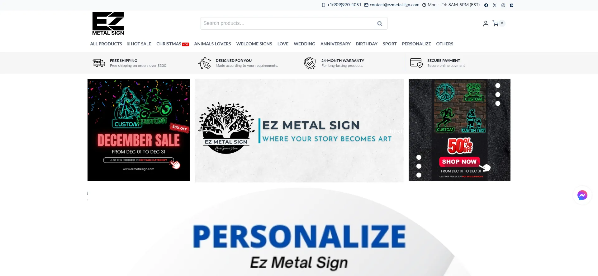 Ezmetalsign.com