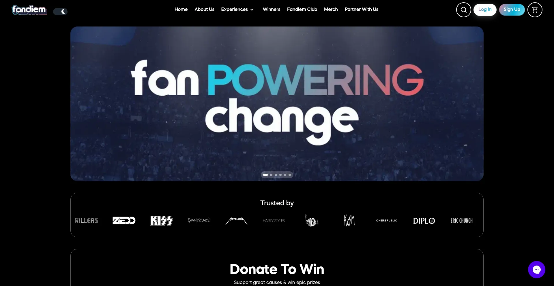 Fandiem.co Screenshot
