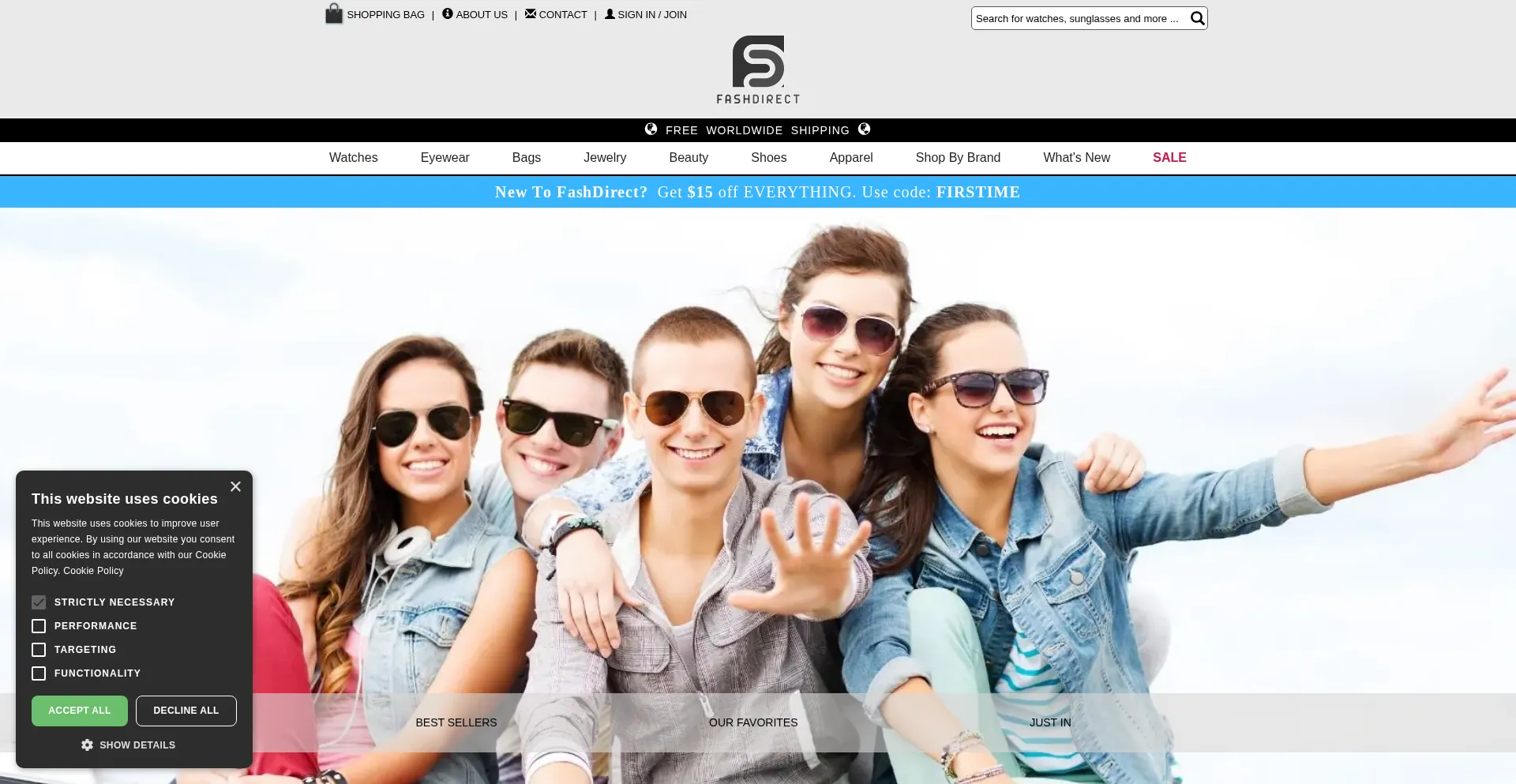 Fashdirect.com Screenshot