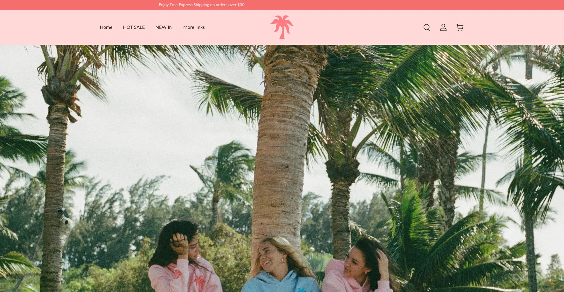 Website screenshot of Fashiononal.shop