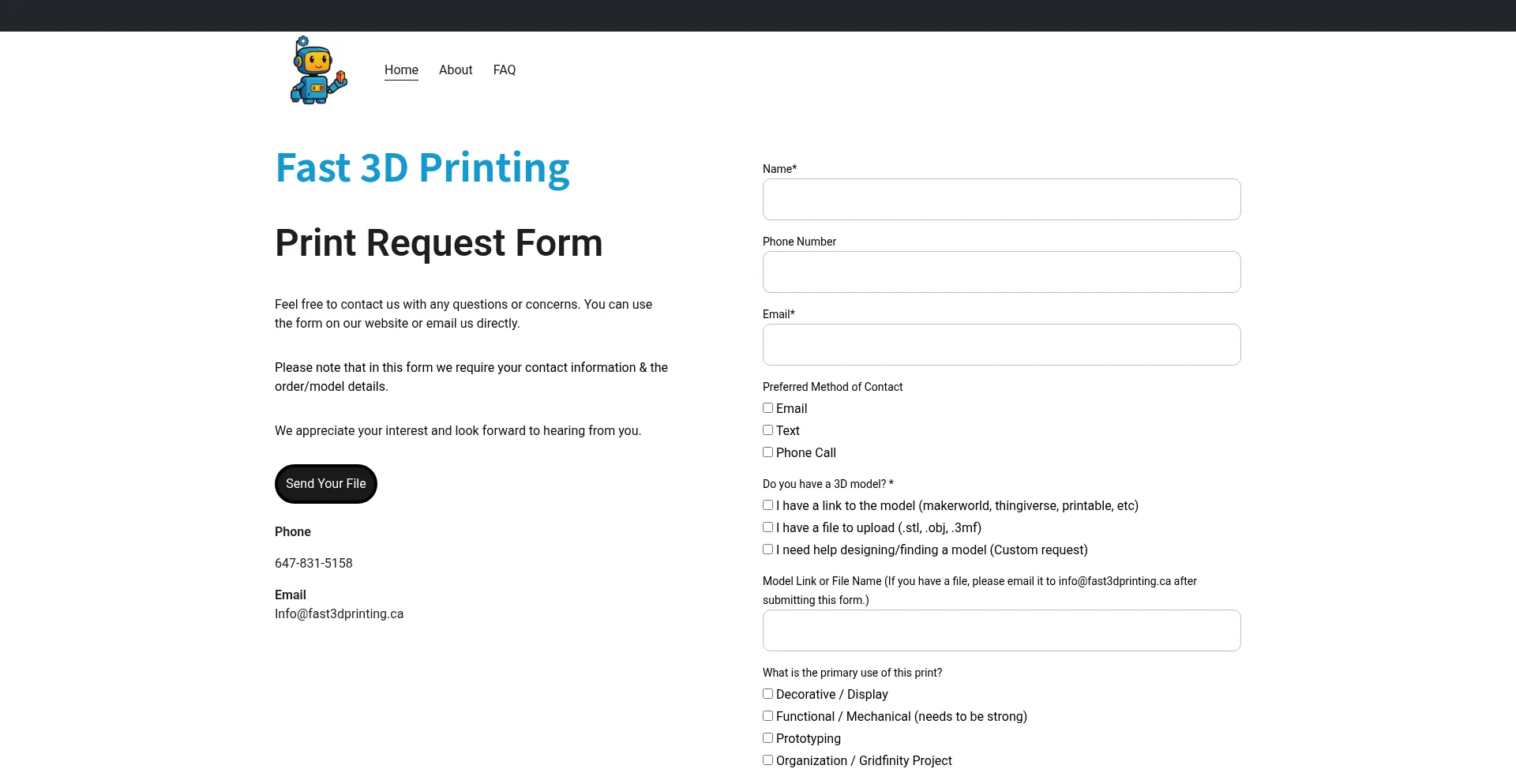 Fast3dprinting.ca