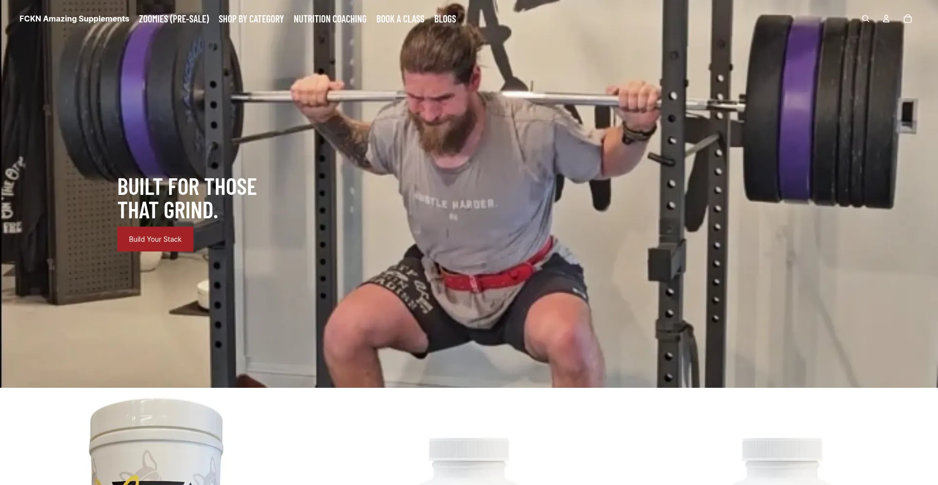 Website screenshot of Fasuppshop.com