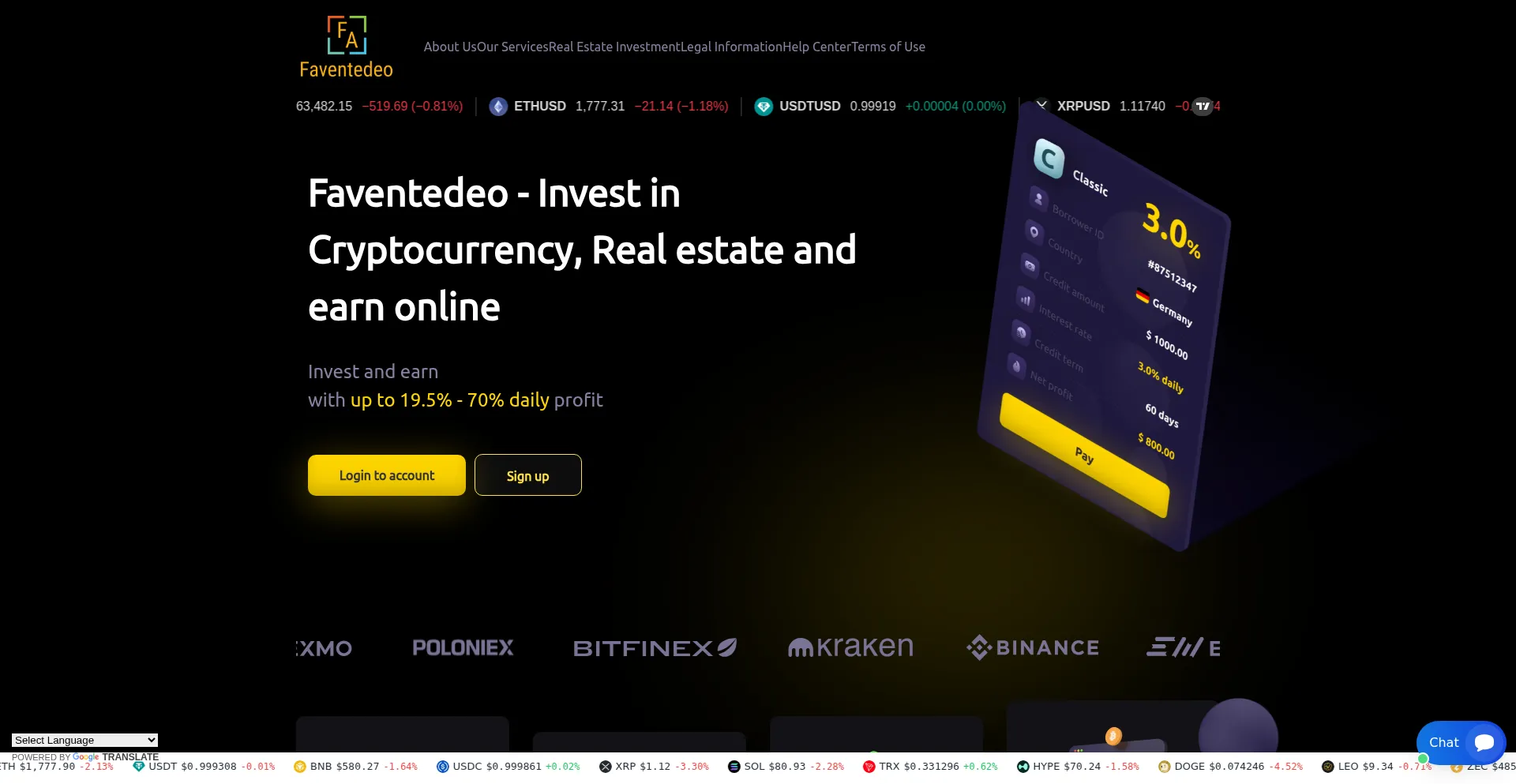 Faventedeo.com