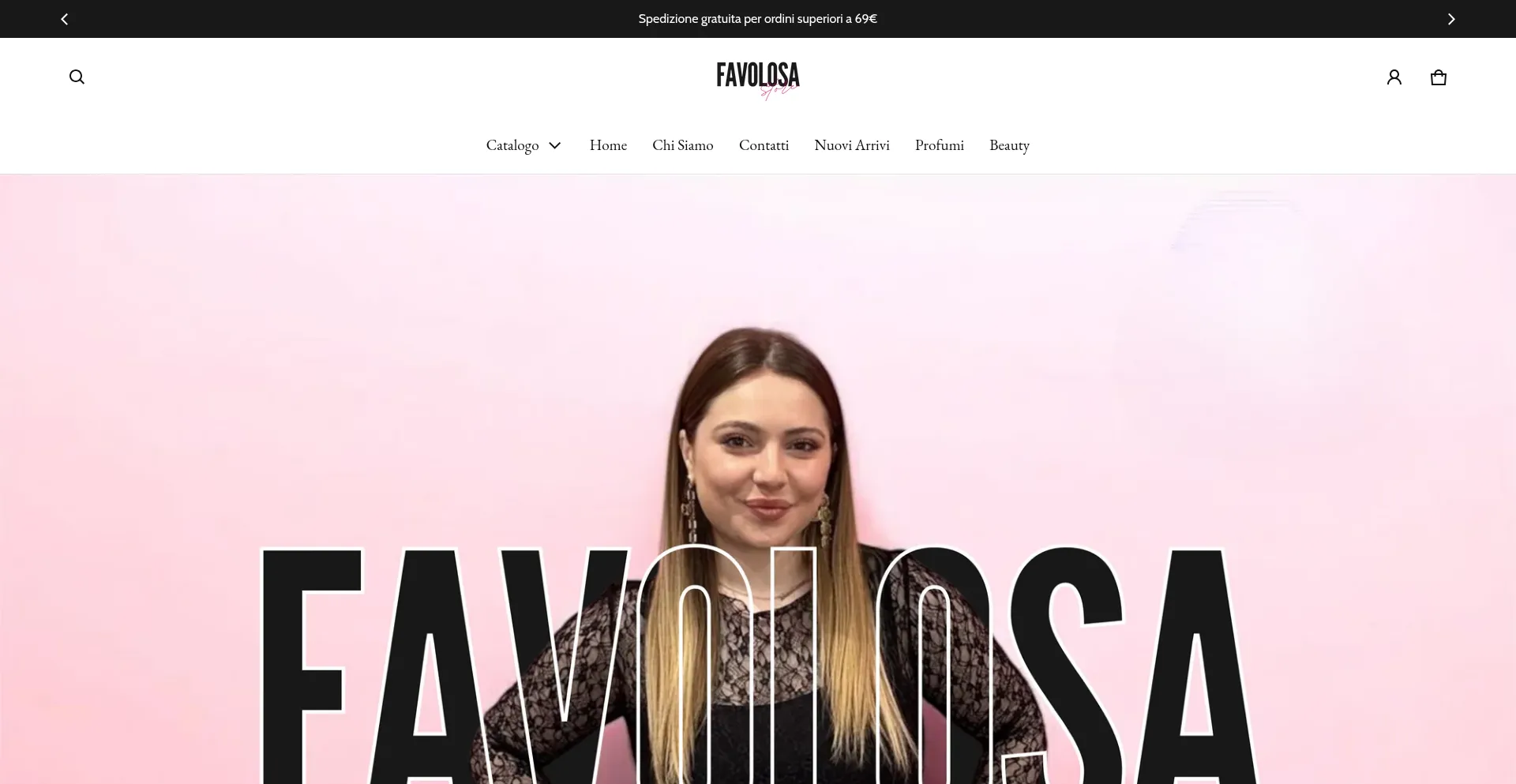 Favolosastore.com Screenshot