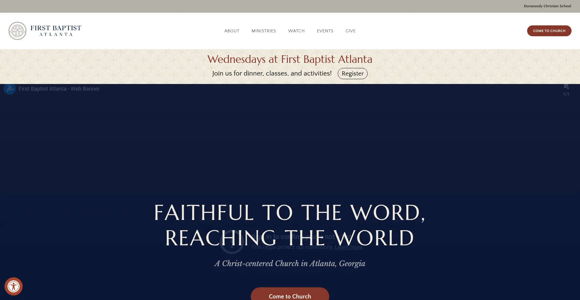 Website screenshot of Fba.org