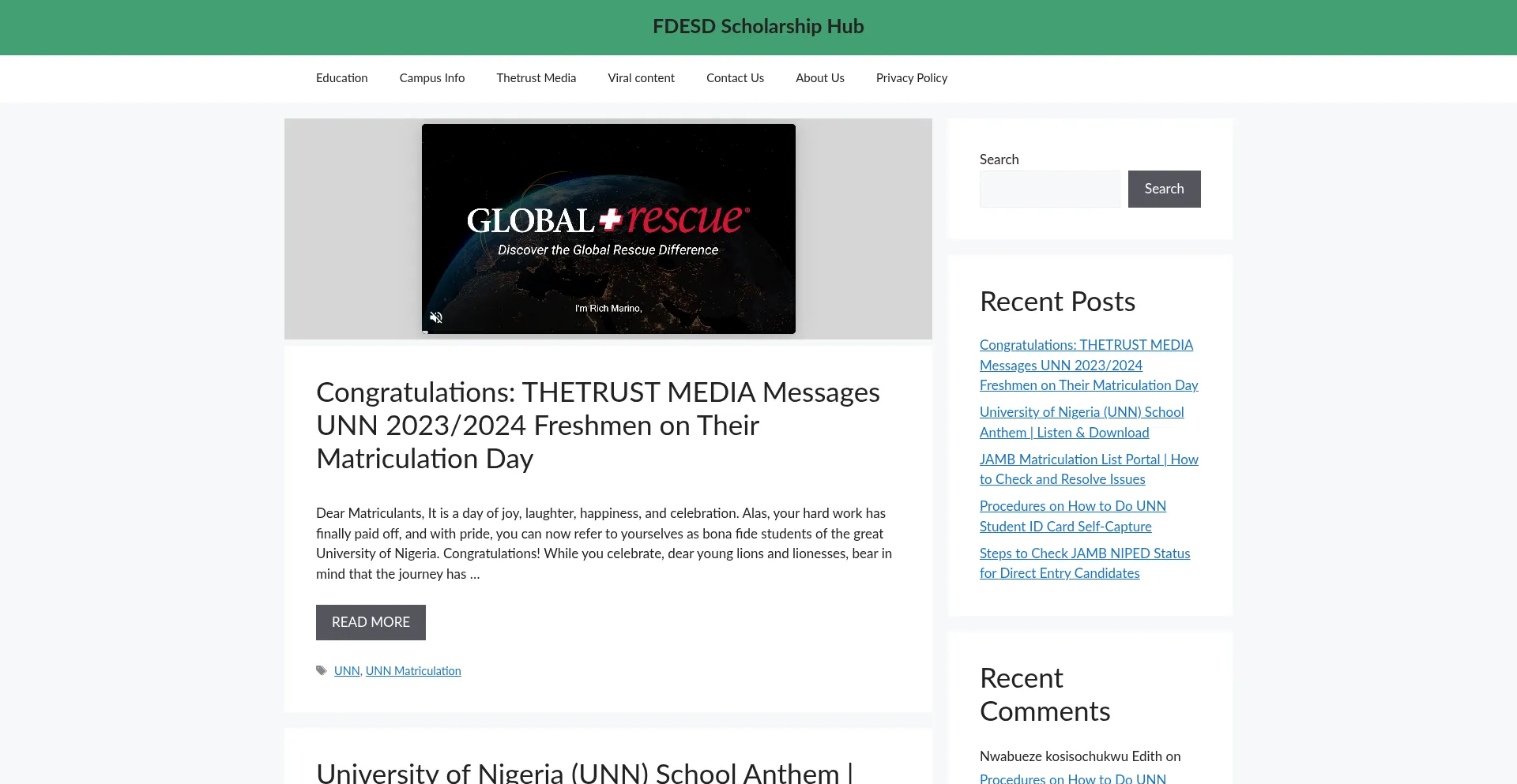Website screenshot of Fdesd.xyz